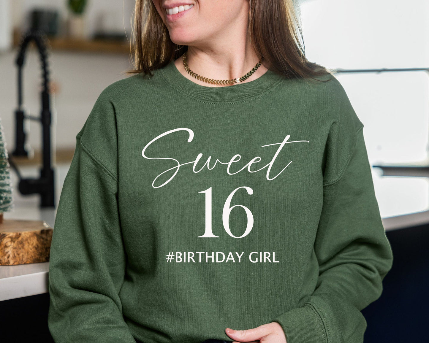 Sweet 16 Sweatshirt, 16th Birthday Sweater, Birthday Shirt, 16th Birthday Gift, Sweet Sixteen Hoodie, Birthday Party Gift,16th Birthday Gift