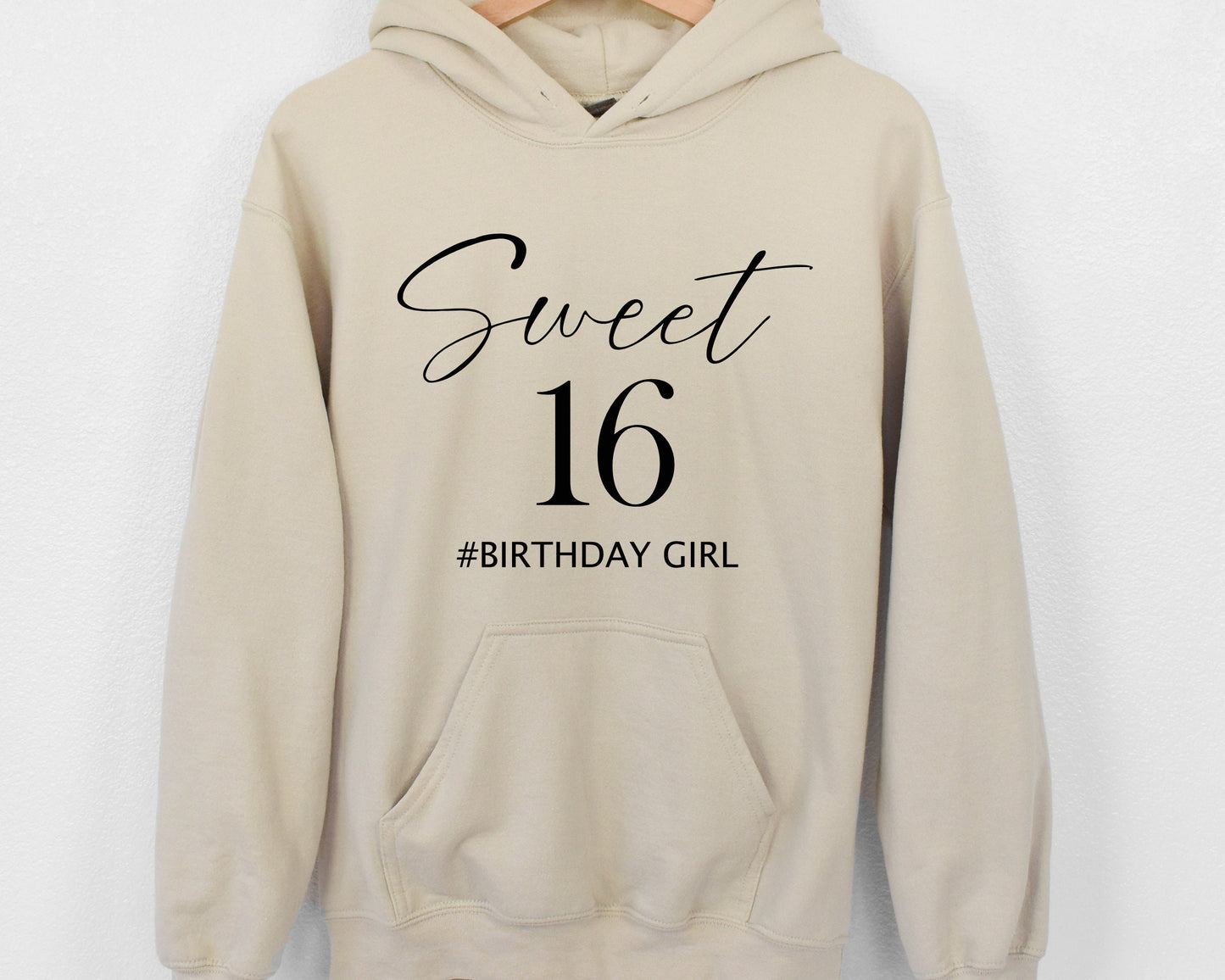 Sweet 16 Sweatshirt, 16th Birthday Sweater, Birthday Shirt, 16th Birthday Gift, Sweet Sixteen Hoodie, Birthday Party Gift,16th Birthday Gift