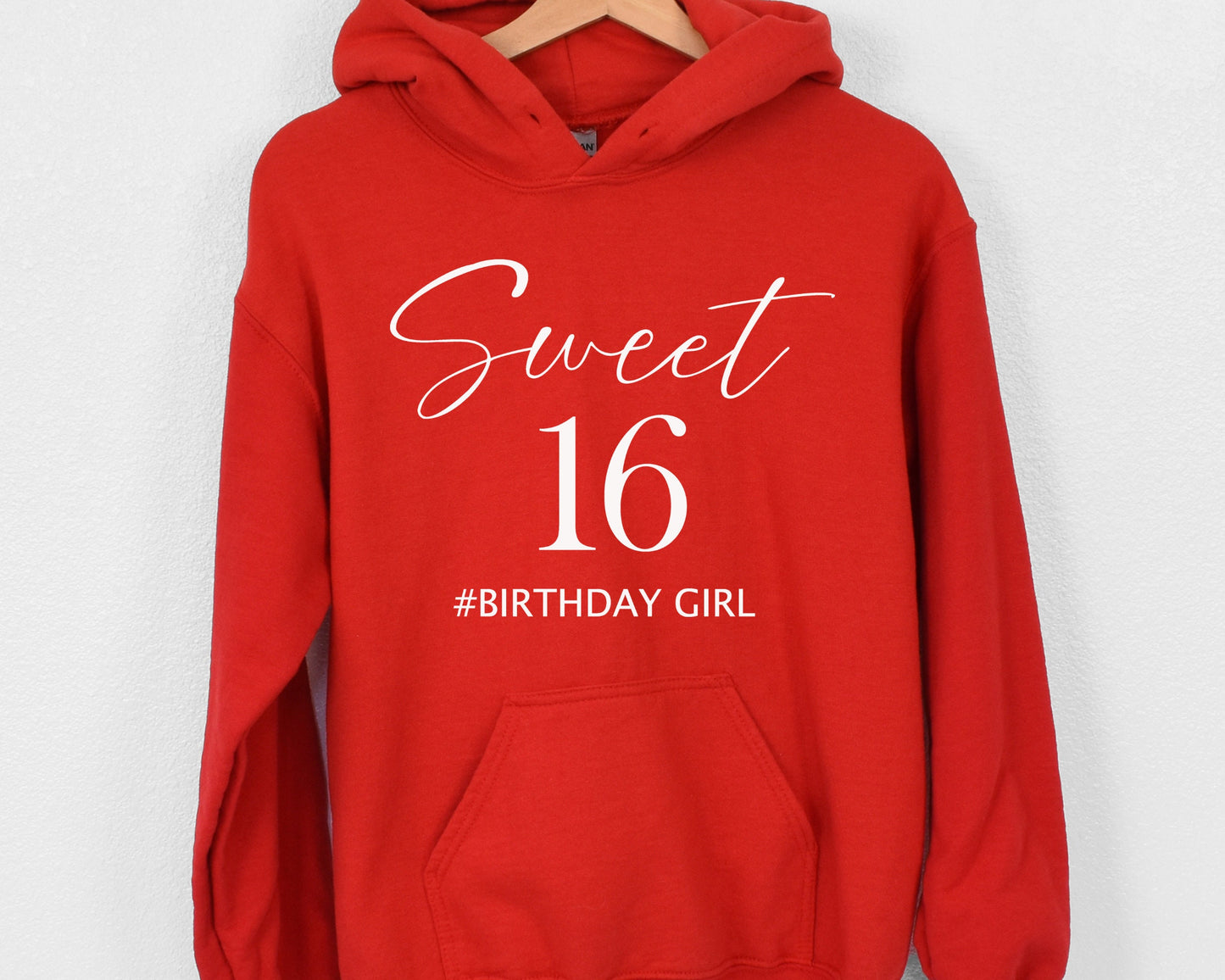 Sweet 16 Sweatshirt, 16th Birthday Sweater, Birthday Shirt, 16th Birthday Gift, Sweet Sixteen Hoodie, Birthday Party Gift,16th Birthday Gift
