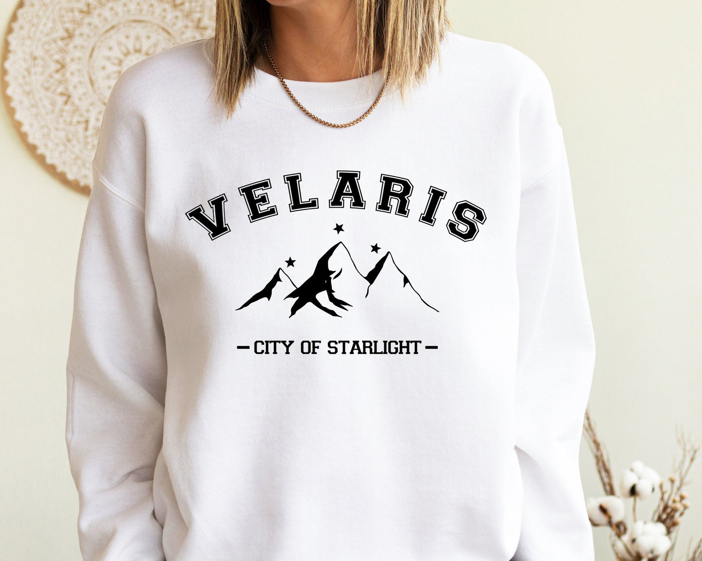 Velaris-The City of Starlight Sweatshirt, Acotar Sweatshirt,The Night Court Acotar Hoodie, Thorns and Roses Court of Dreams, Sarah J Maas