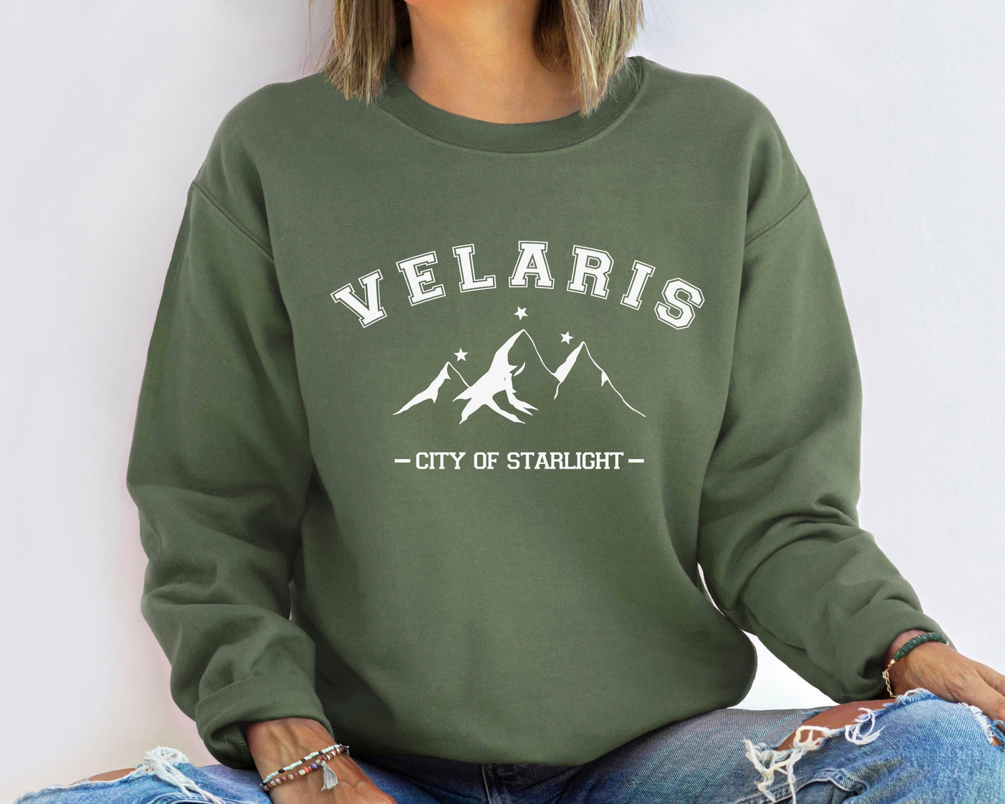 Velaris-The City of Starlight Sweatshirt, Acotar Sweatshirt,The Night Court Acotar Hoodie, Thorns and Roses Court of Dreams, Sarah J Maas