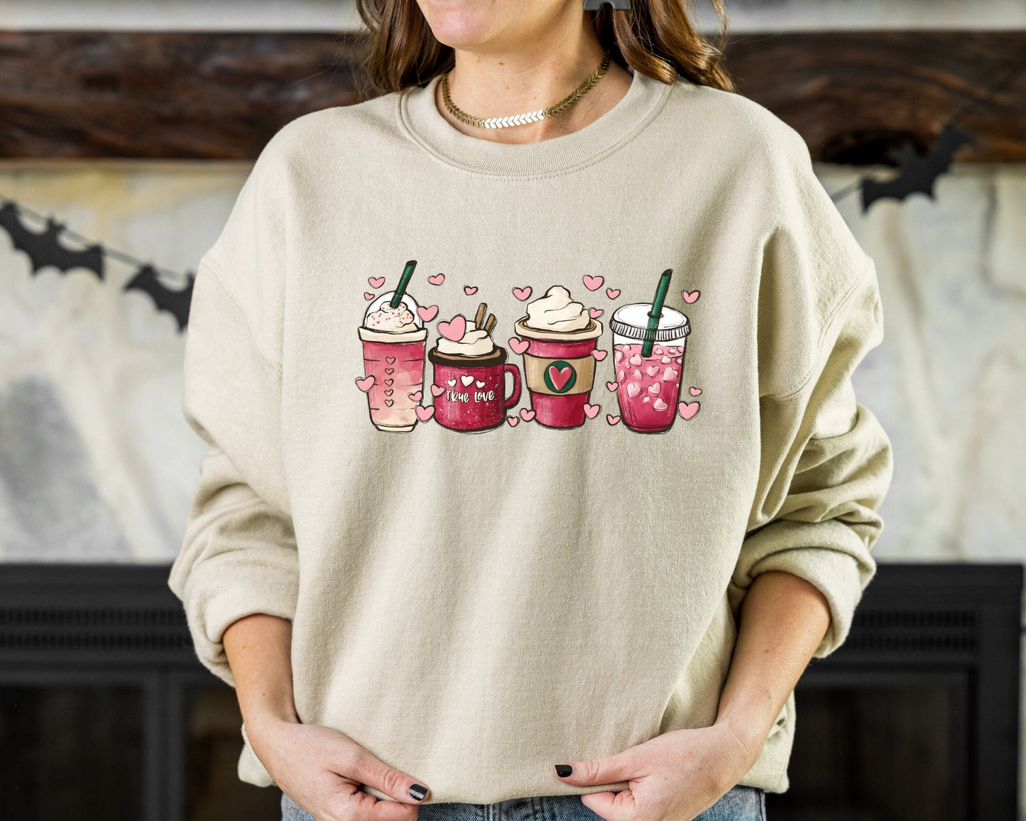 True love Sweatshirt, Love you Latte Sweatshirt, Valentine's Day Sweatshirt, Valentine's Day Shirt, Latte Hoodie, Love Coffee Sweater,