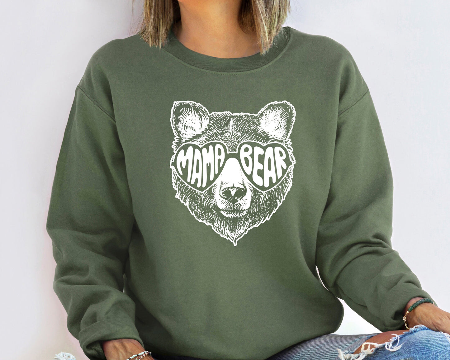 Mama Bear Sweatshirt, Mothers Day Gift Sweater, Mama Bear Gift, Gift For Mom, Mother Gift Hoodie, Animal Naturel Lover Shirt, Cute Mama Bear