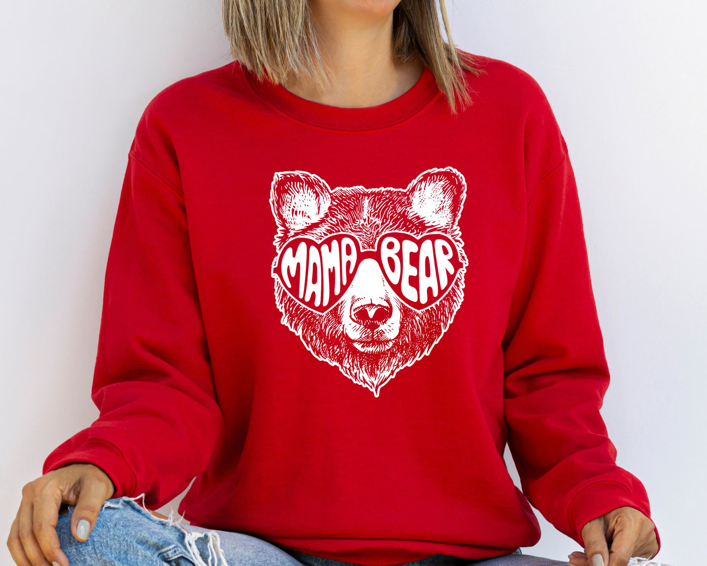 Mama Bear Sweatshirt, Mothers Day Gift Sweater, Mama Bear Gift, Gift For Mom, Mother Gift Hoodie, Animal Naturel Lover Shirt, Cute Mama Bear