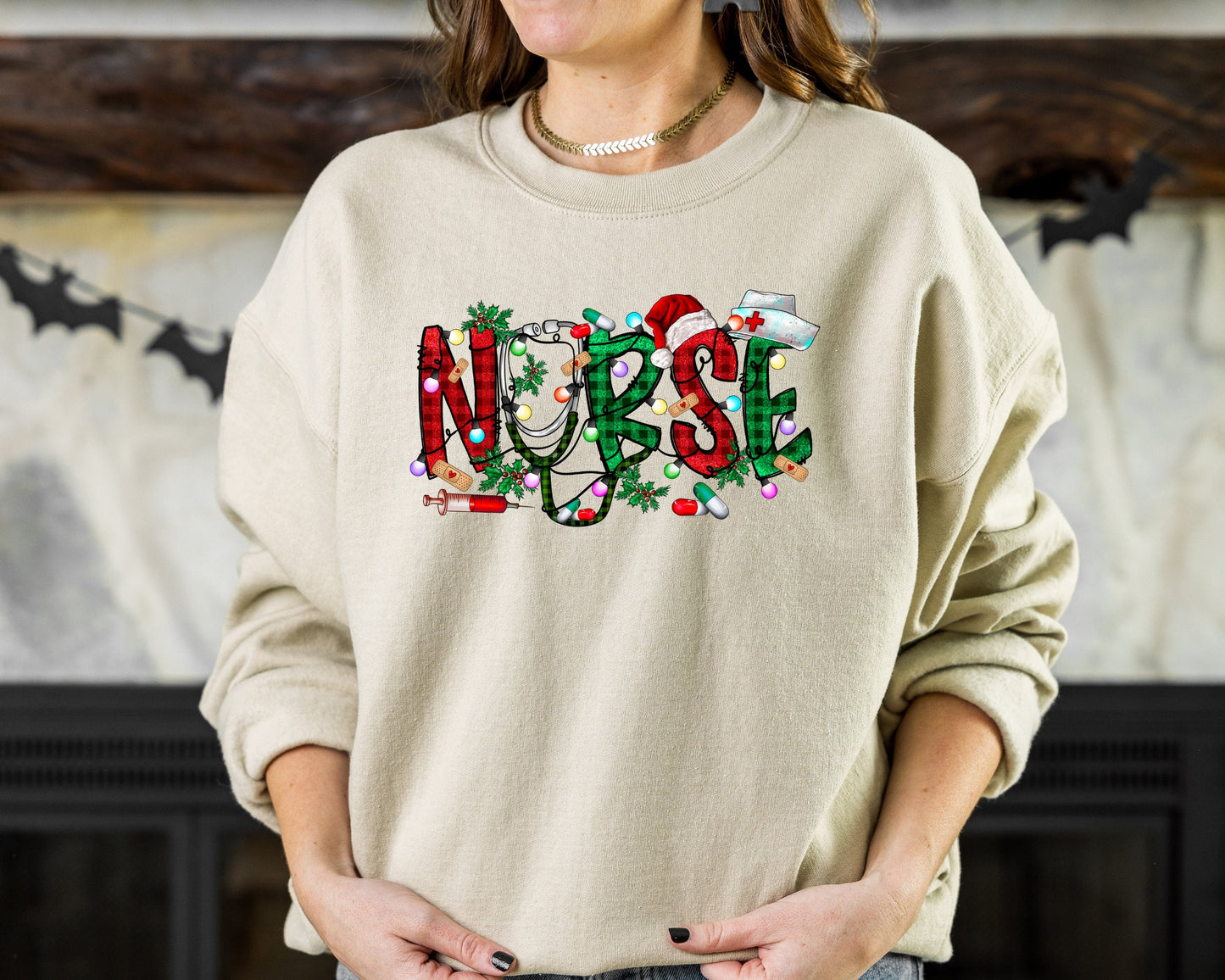 Christmas Nursing Sweatshirt and Hoodie, Nursing School T Shirt, Nurse Christmas Shirt, Christmas Shirt, 2023 Christmas,Nurse Gift for Woman