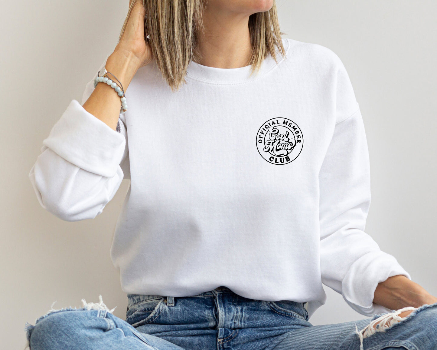 Cool Moms Club Sweatshirt, Official Member of Cool Moms, Mom life Shirt, Mom Gift for Sweatshirt, Mothers Day Tee, Funny Mom Tee,Mama Hoodie