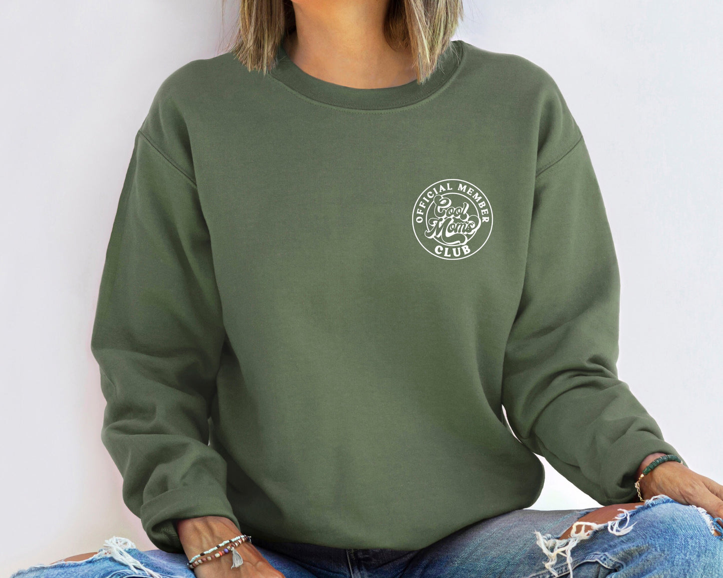 Cool Moms Club Sweatshirt, Official Member of Cool Moms, Mom life Shirt, Mom Gift for Sweatshirt, Mothers Day Tee, Funny Mom Tee,Mama Hoodie