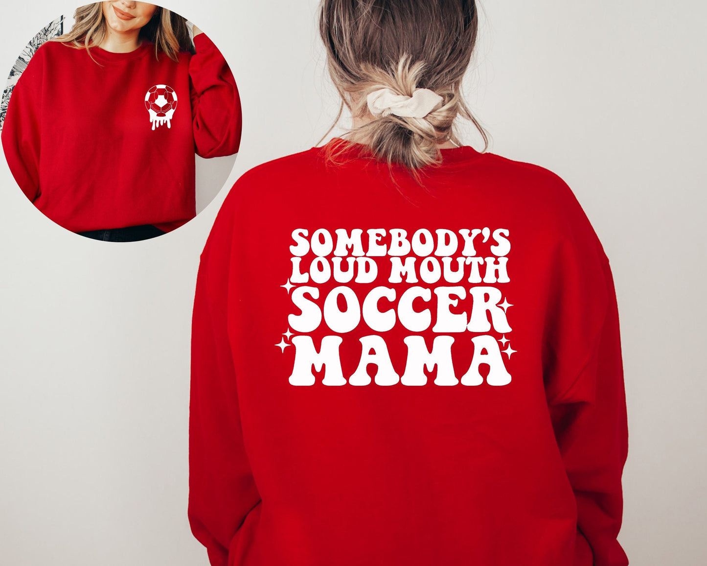 Soccer Mom Sweatshirt, Soccer Mama Mom Sweater, Game Day Sweatshirt, Soccer Mom Jersey, Mom Sweatshirt, Soccer Lover Gift Sweatshirt
