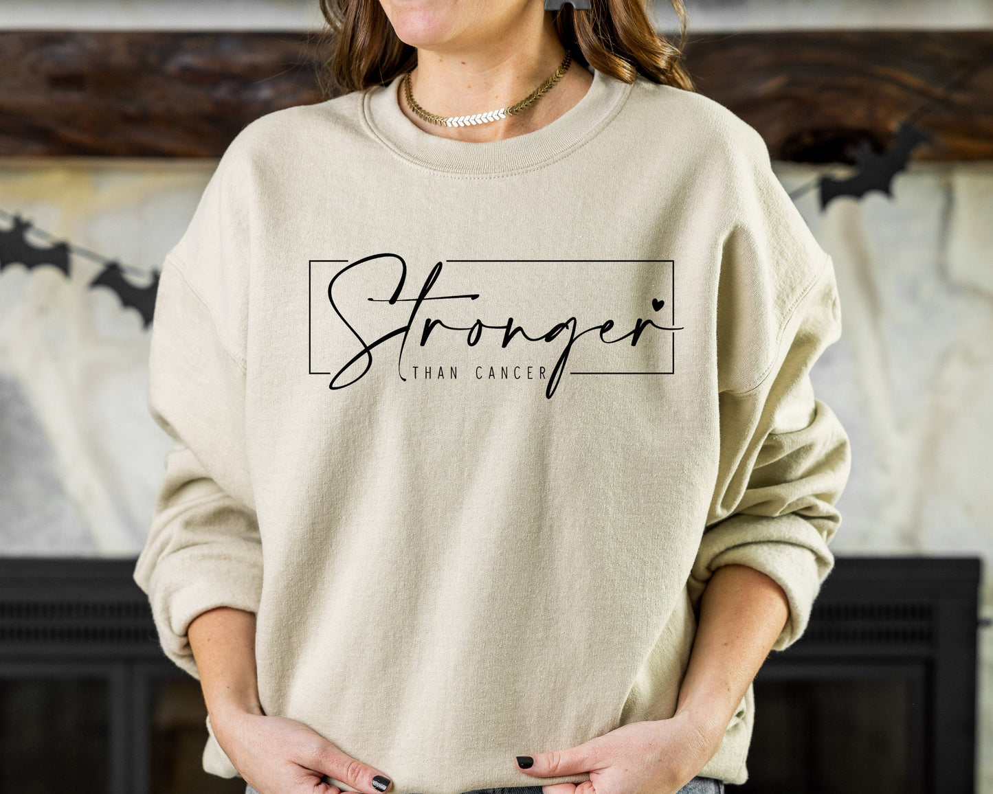 Stronger Than Cancer Sweatshirt, Breast Cancer Survivor Shirt, Cancer Warrior Hoodie, Motivational Shirt for Cancer Patients,Cancer Gift Tee
