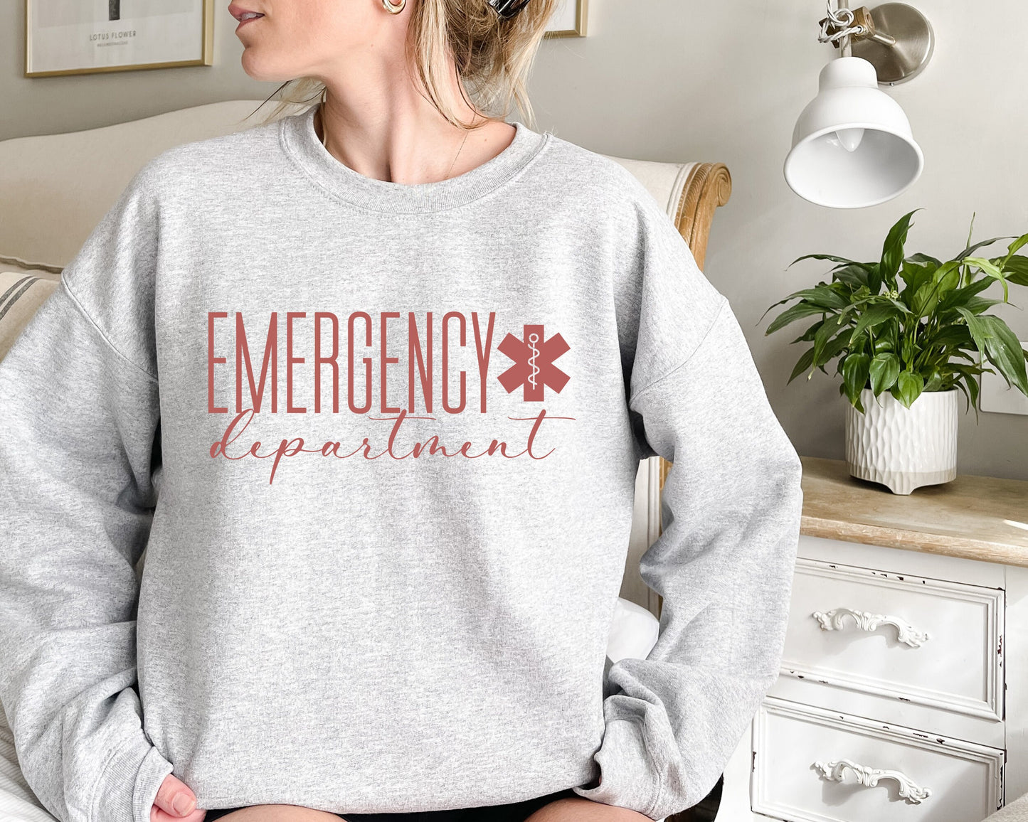 Emergency department, nurse sweatshirt, ER nurse sweater,Emergency tech medical assistant, ED nurse crewneck, Future nurse gift,Er rn nurse
