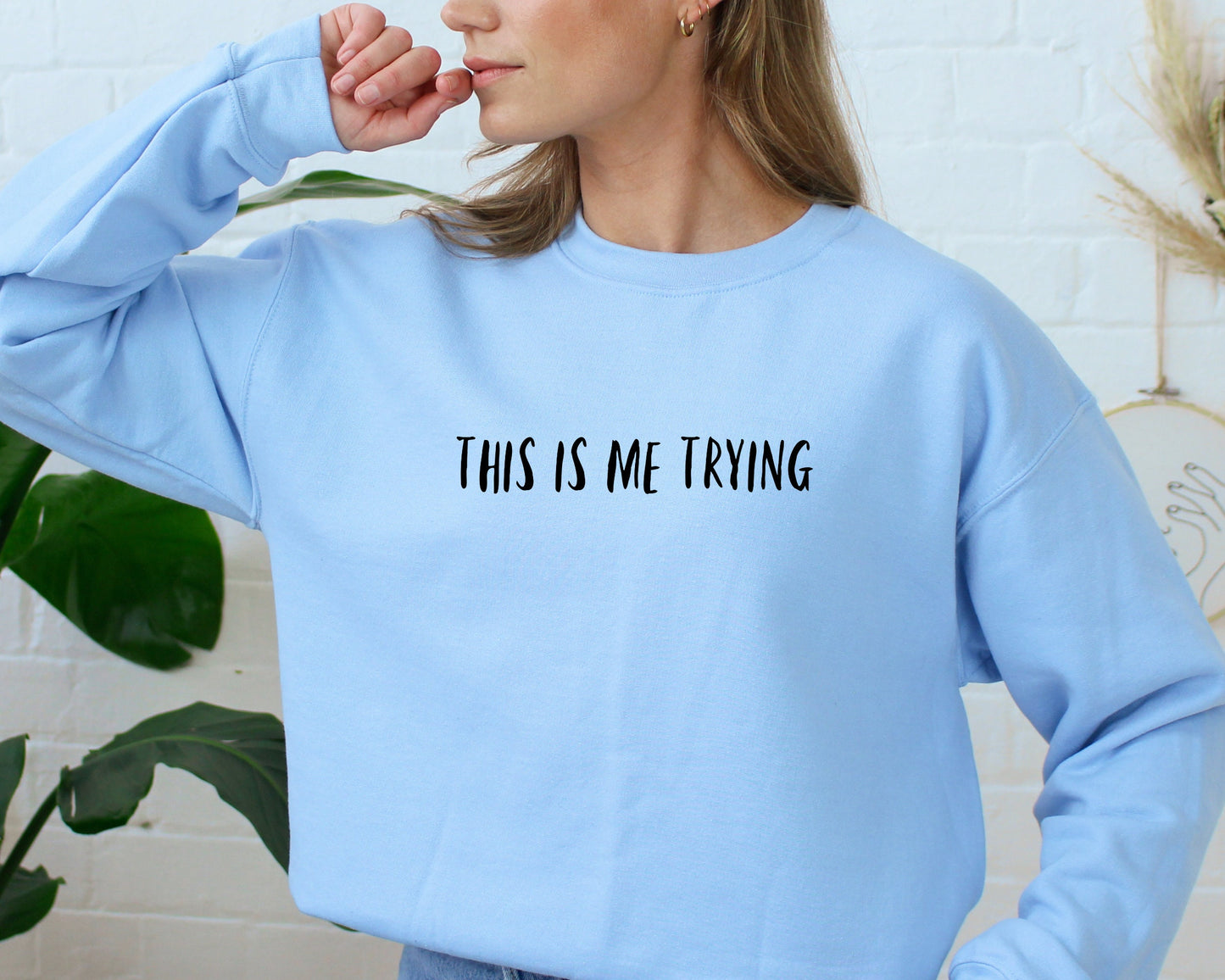 This Is Me Trying Shirt, Trying Shirt, Life Quote Shirt, Inspirational T-Shirt, Motivational Shirt, Therapy Shirt, Inspiring Quote T-Shirt