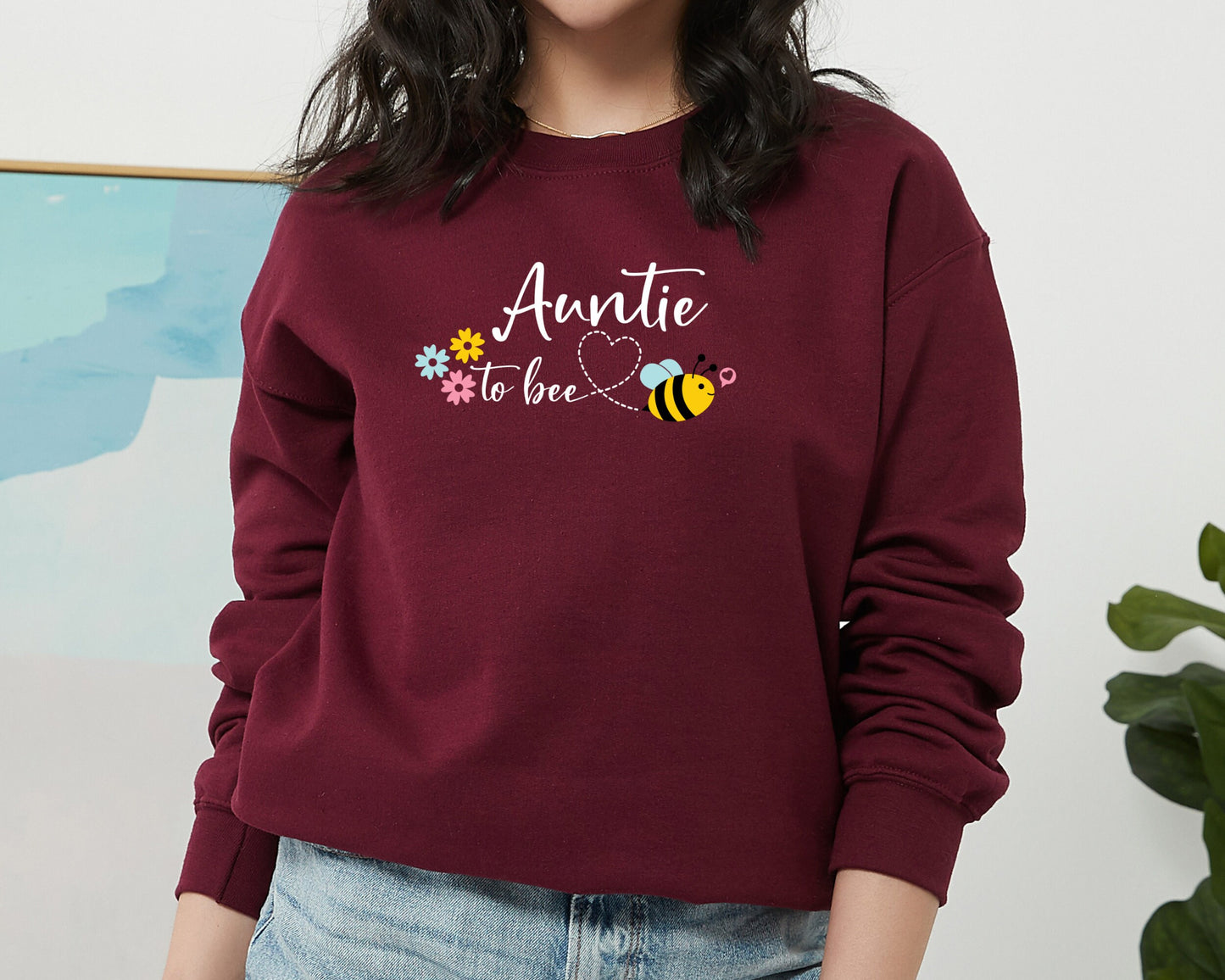Aunt to Bee Sweatshirt, Pregnancy Reveal Sweatshirt, Auntie Sweatshirt, Gift for Mom, Gift for Aunt Sweatshirt, New Aunt Gift, Birthday Aunt