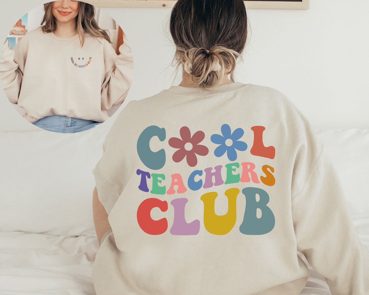 Cool Teachers Club Sweatshirt, Teacher Sweatshirt,Christmas Gift,Birthday Gift,Teachers Gifts,Teacher Sweatshirt, Cool Teachers Club Sweater