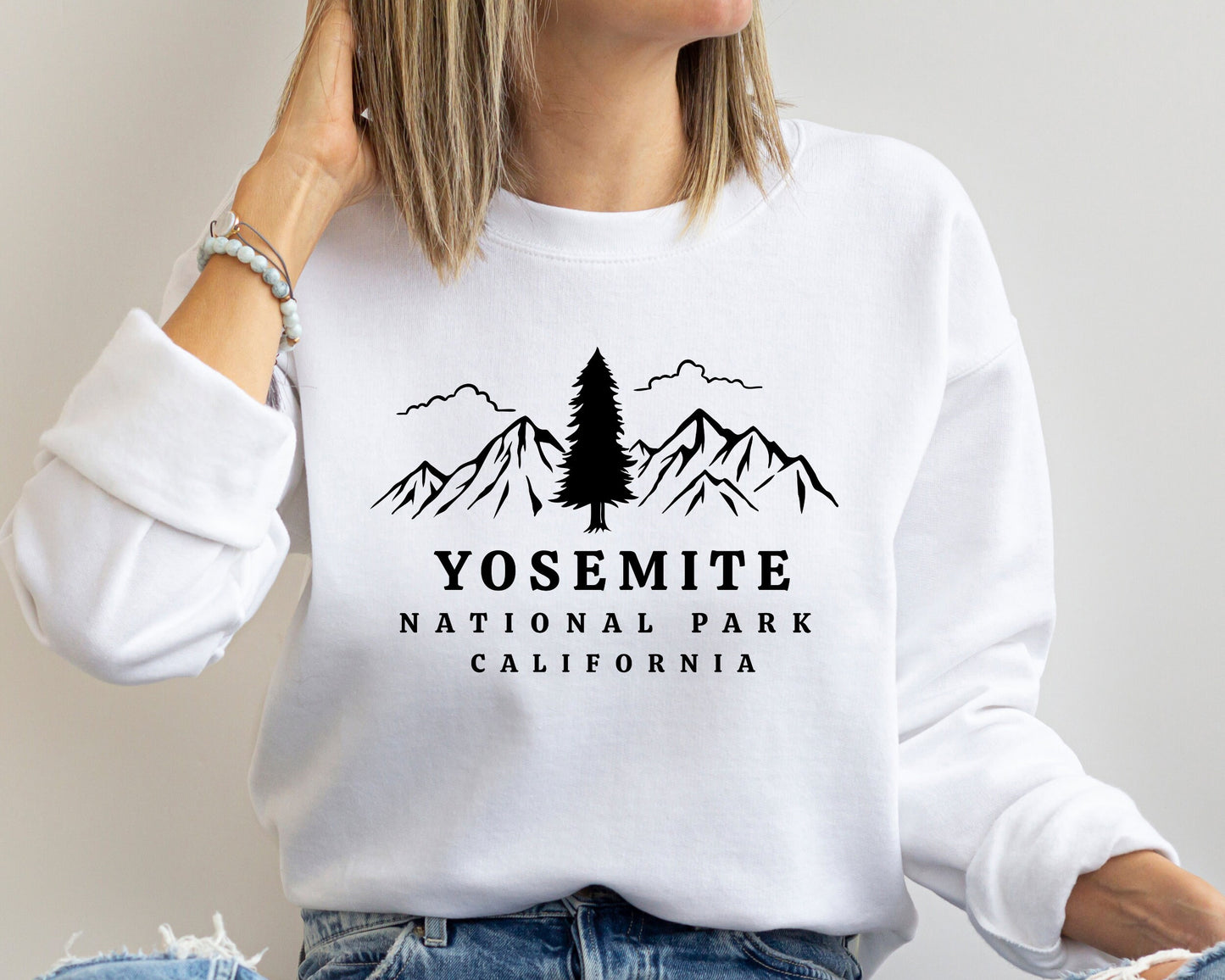 Yosemite Sweatshirt, National Park Sweatshirt, Camping Hoodie, Highway Hoodie, Travel Sweatshirt, Mountain Sweatshirt, California Shirt