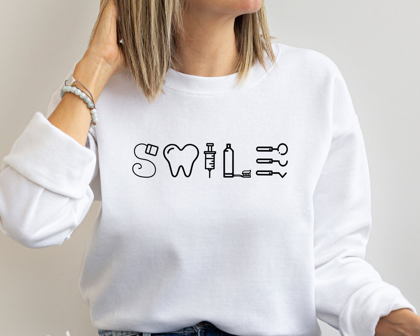 Dental Sweatshirt, Dental Assistant Sweatshirt, Dentist Hoodie, Dental Hygienist Gift Sweater, Dental Student Gift Hoodie, Tooth Sweatshirt