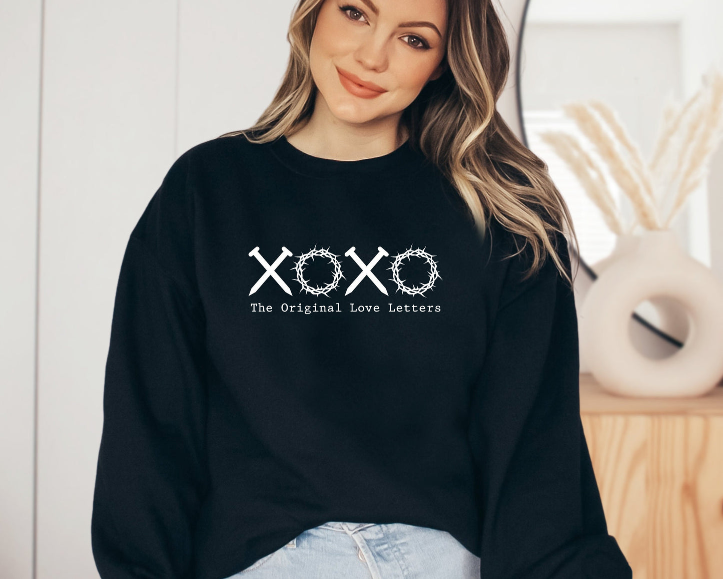 The Original Love Letters Sweatshirt, Love Sweatshirt, Love Sweater, Jesus Sweatshirt, Jesus Loves You Sweatshirt, Bible Sweatshirt