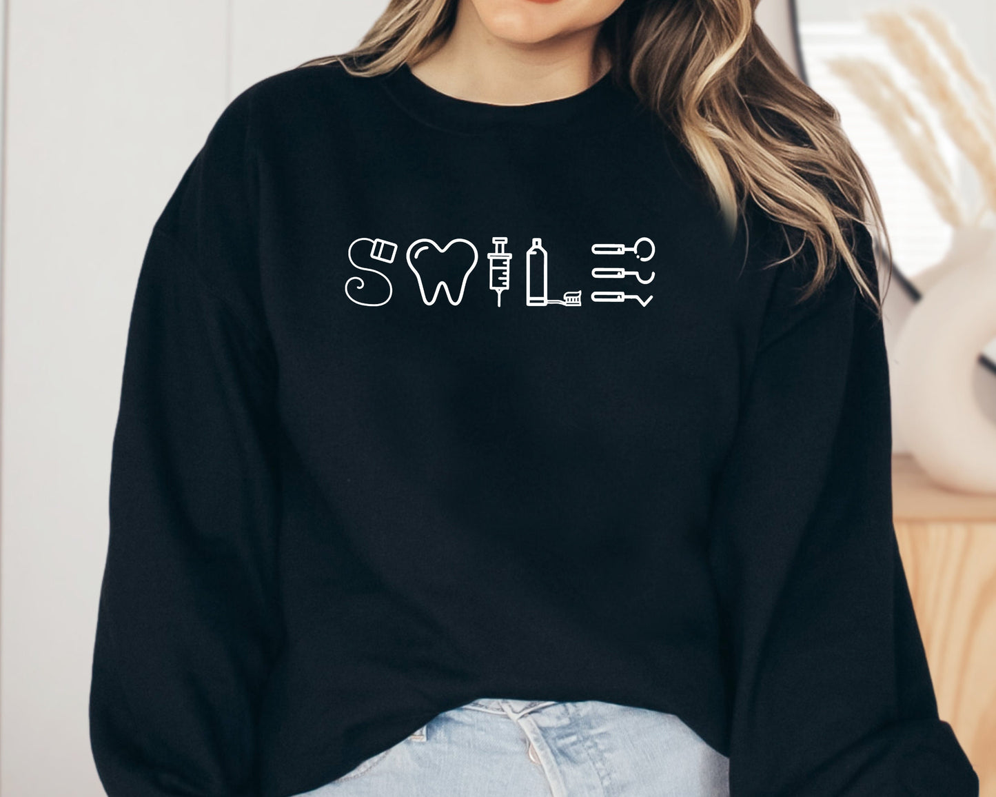 Dental Hoodies and Sweaters, Dental Assistant Sweatshirt, Dentist Long Sleeve Tee, Dental Gift, Dental Student Gift, Tooth Hooded