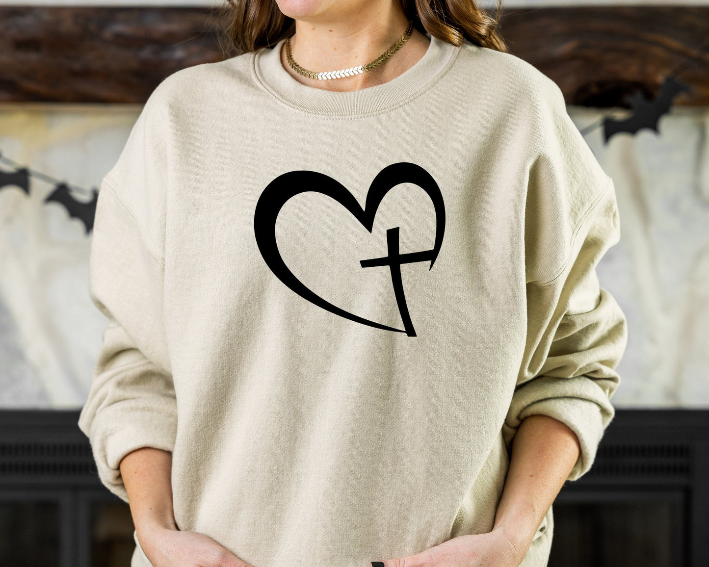 Christian Heart Shirt, Cross Shirt, Jesus Shirt, Blessed Shirt, Christian T-Shirt, Religious Gifts Tee, Faith Shirt, Motivational T-Shirt
