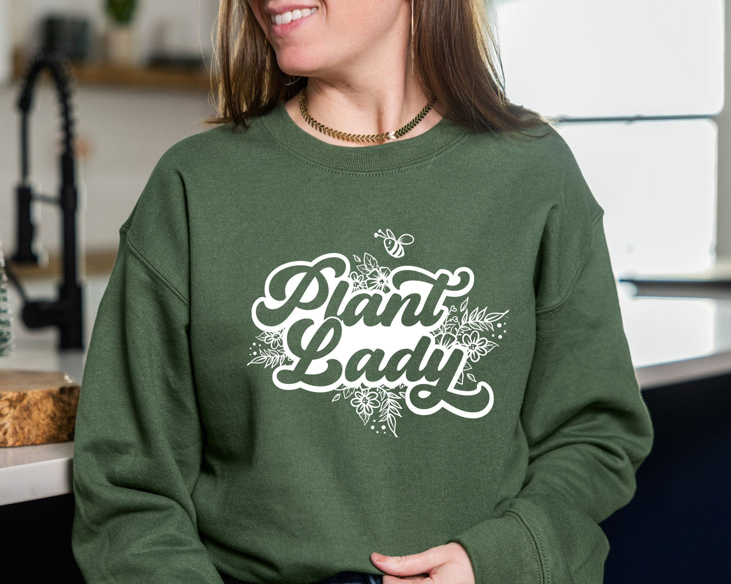 Plant Lady Sweatshirt, Plant Gift Sweatshirt, Plant Lover Sweatshirt, Gardening Hoodie, Plant Mom Sweater, Gift for Gardener Sweatshirt
