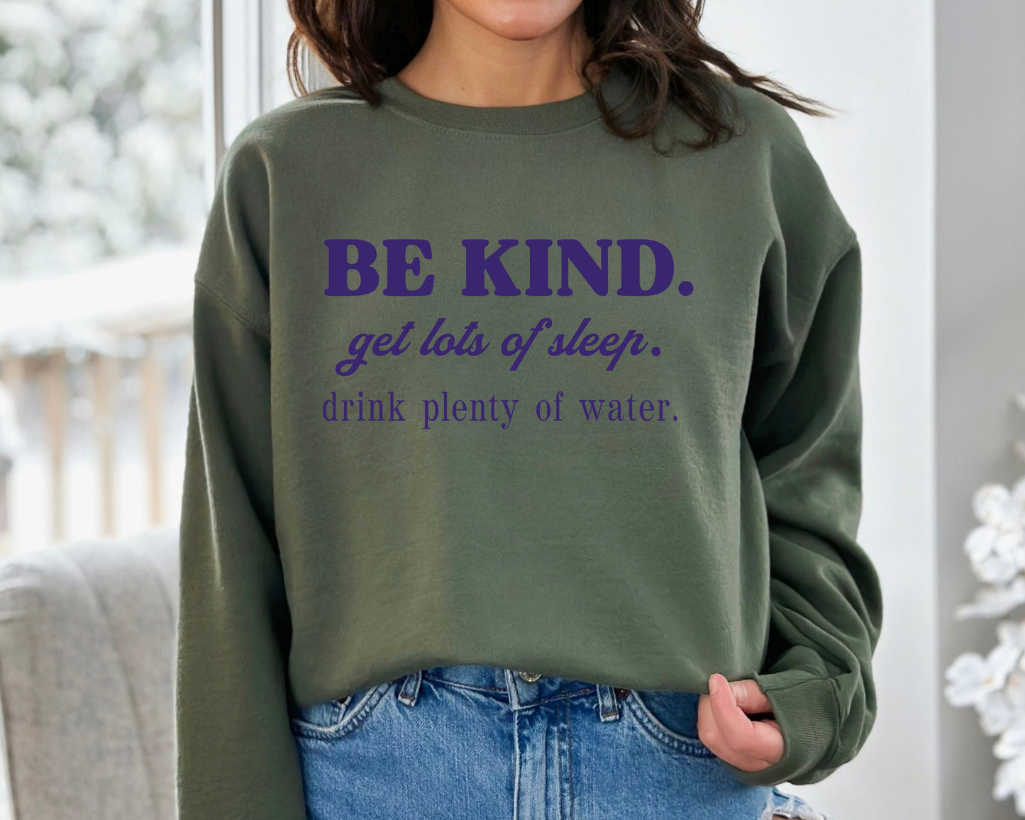 Be Kind Sweatshirt, Aesthetic Hoodie, inspirational Sweatshirt, Vintage Aesthetic Sweater, Inspirational Crewneck