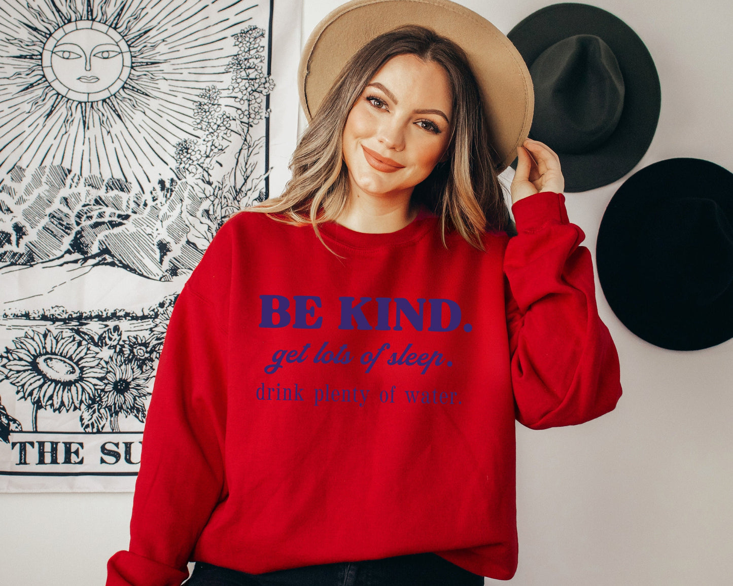 Be Kind Sweatshirt, Aesthetic Hoodie, inspirational Sweatshirt, Vintage Aesthetic Sweater, Inspirational Crewneck