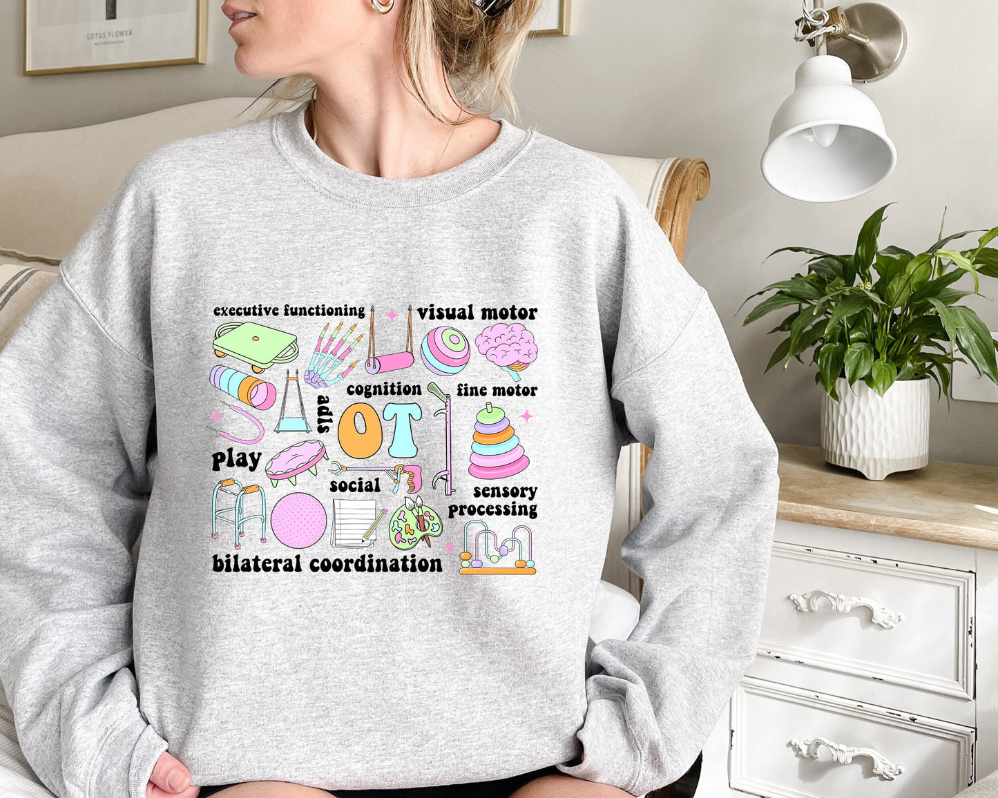 Occupational Therapy Sweatshirt, OT COTA Hoodie, Occupational Therapist Hoodie, OT Team Hoodie, Ot Assistant Sweater, Healthcare Sweatshirt