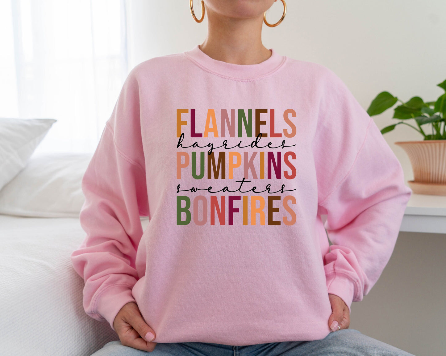 Pumpkin Patch Sweatshirt, Fall Sweatshirt for Women, Flannel Pumpkin Sweater, Fall Crewneck, Cute Autumn Sweatshirt, Pumpkin Hoodie