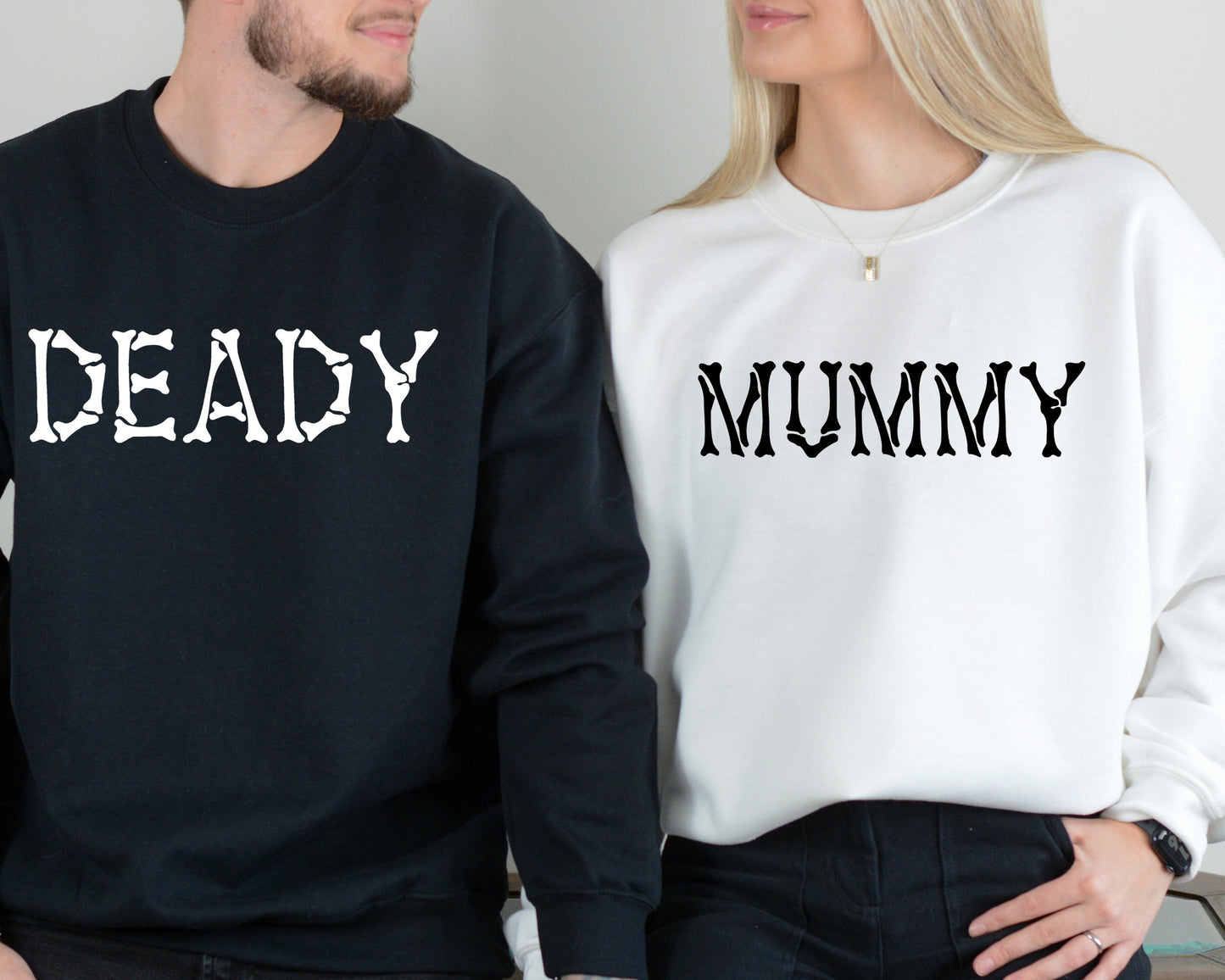 Halloween Couple Sweatshirts, Matching Halloween Family Sweatshirt, Mom Dad Hoodie, Kid Halloween Party Sweater, Group Halloween Sweatshirt