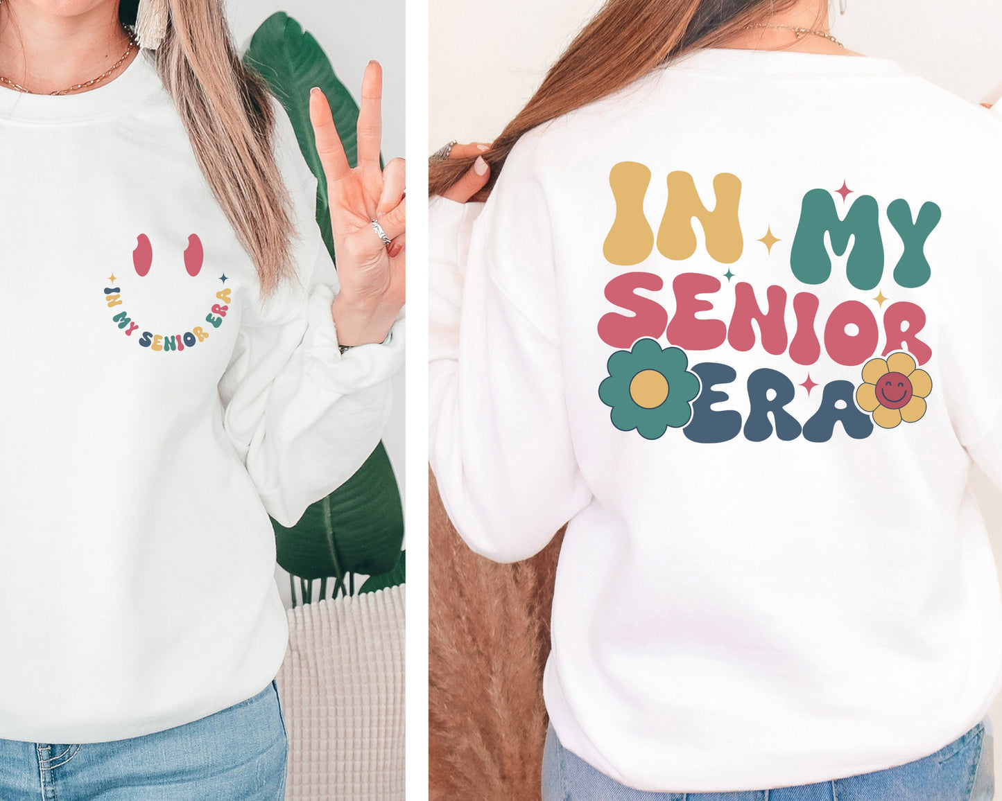 Aesthetic Senior Sweatshirt, Senior 2024 Sweatshirt, 2024 Senior Hoodie, Class of 2024 Senior Sweater, Graduation Gift,Graduation Sweatshirt