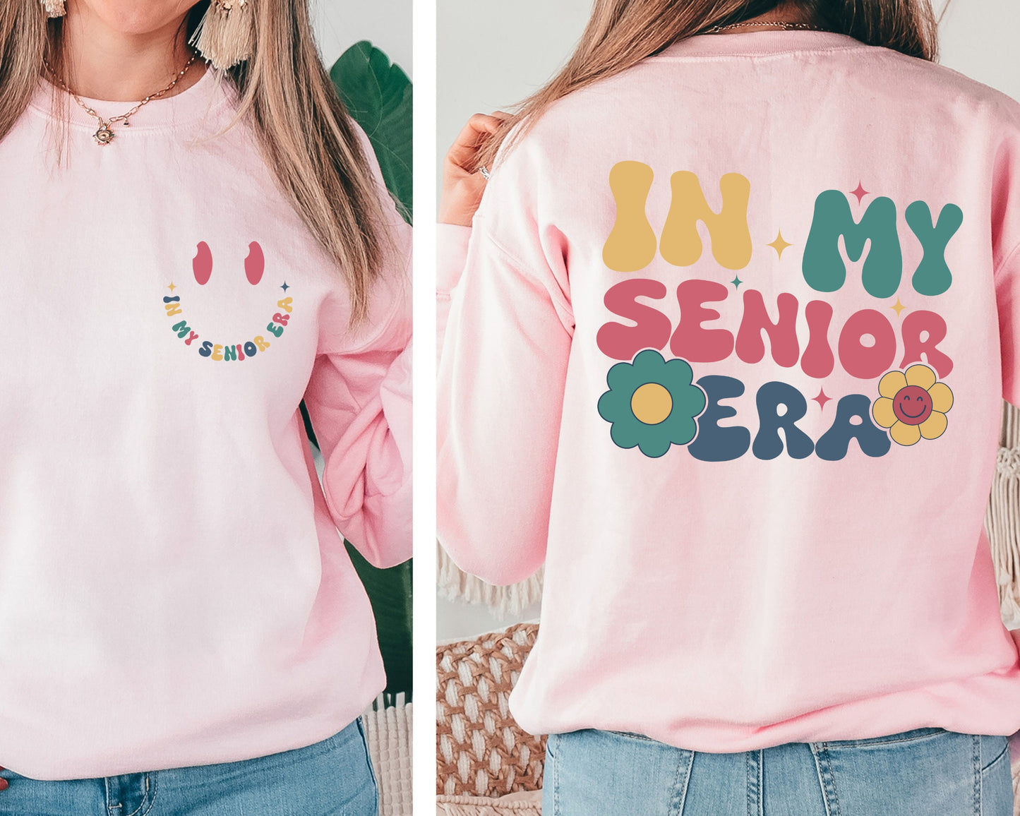 Aesthetic Senior Sweatshirt, Senior 2024 Sweatshirt, 2024 Senior Hoodie, Class of 2024 Senior Sweater, Graduation Gift,Graduation Sweatshirt