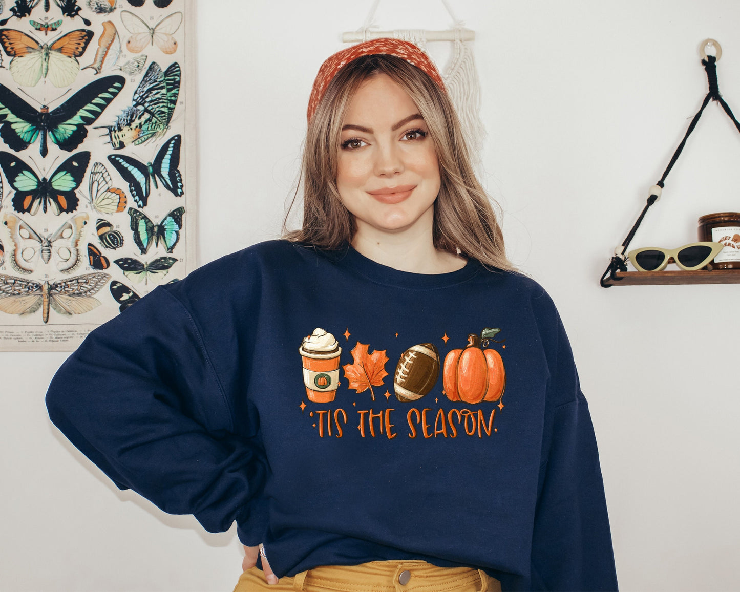 Tis The Season Sweatshirt, Fall Coffee Hoodie, Hot Coffee Sweater, Coffee Lovers Sweatshirt , Pumpkin Latte Drink, Pumpkin Spice Sweater