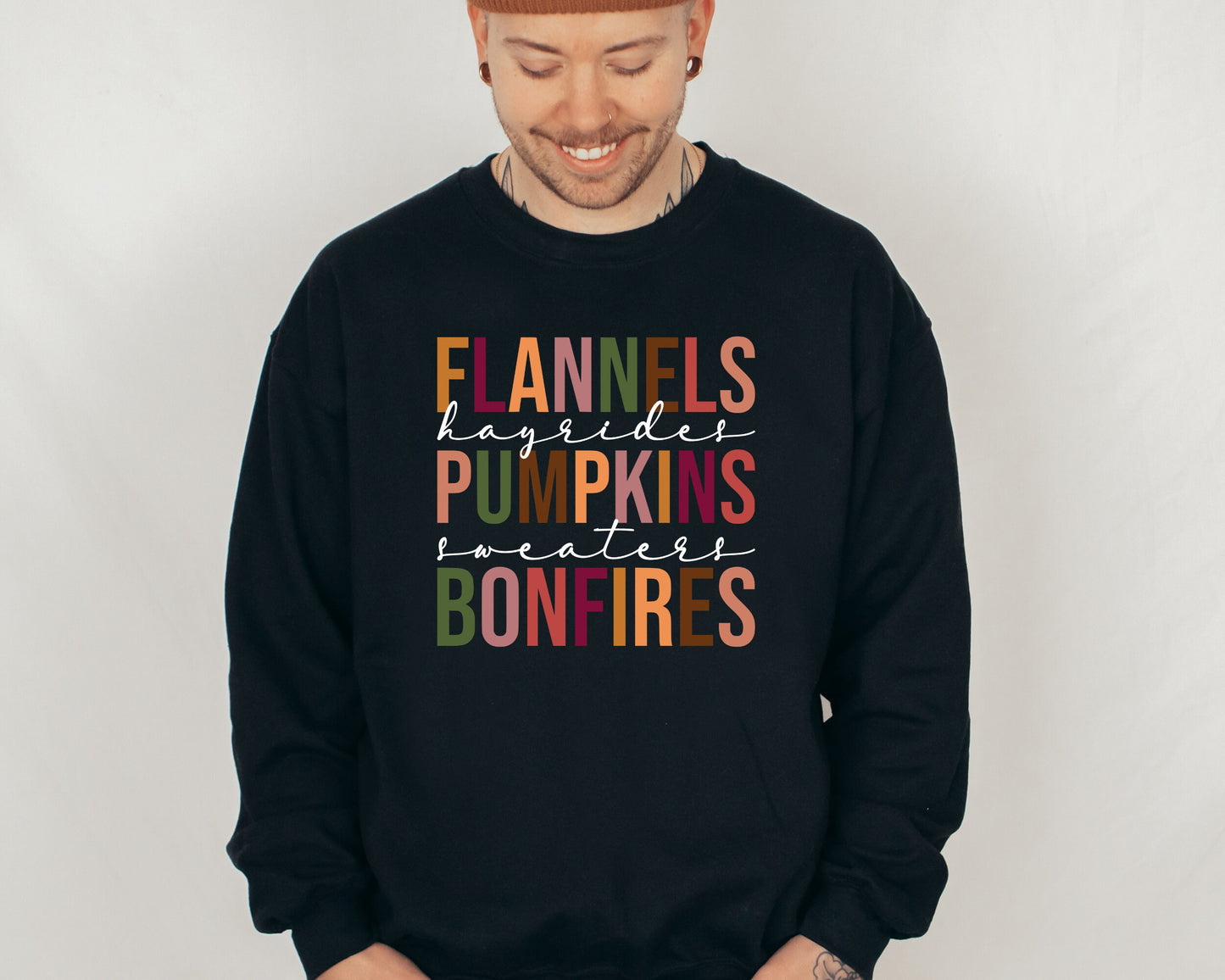Pumpkin Patch Sweatshirt, Fall Sweatshirt for Women, Flannel Pumpkin Sweater, Fall Crewneck, Cute Autumn Sweatshirt, Pumpkin Hoodie