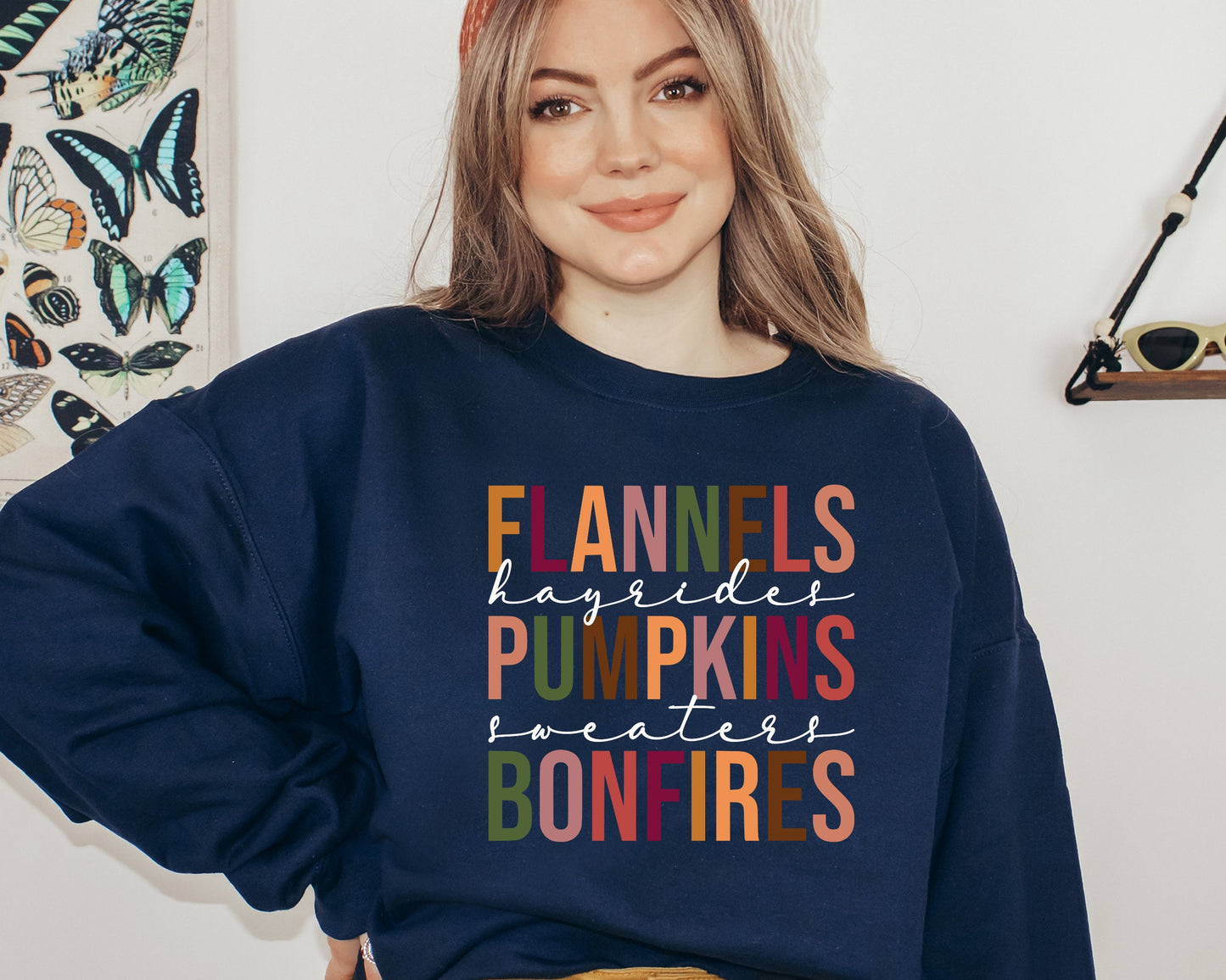 Pumpkin Patch Sweatshirt, Fall Sweatshirt for Women, Flannel Pumpkin Sweater, Fall Crewneck, Cute Autumn Sweatshirt, Pumpkin Hoodie