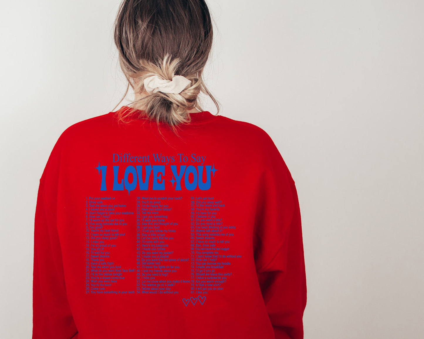 Different Ways Say I Love You Sweatshirt, Aesthetic Hoodie, Love You Hoodie, Beach Hoodie, Positivity Sweatshirt,Love You Sweater