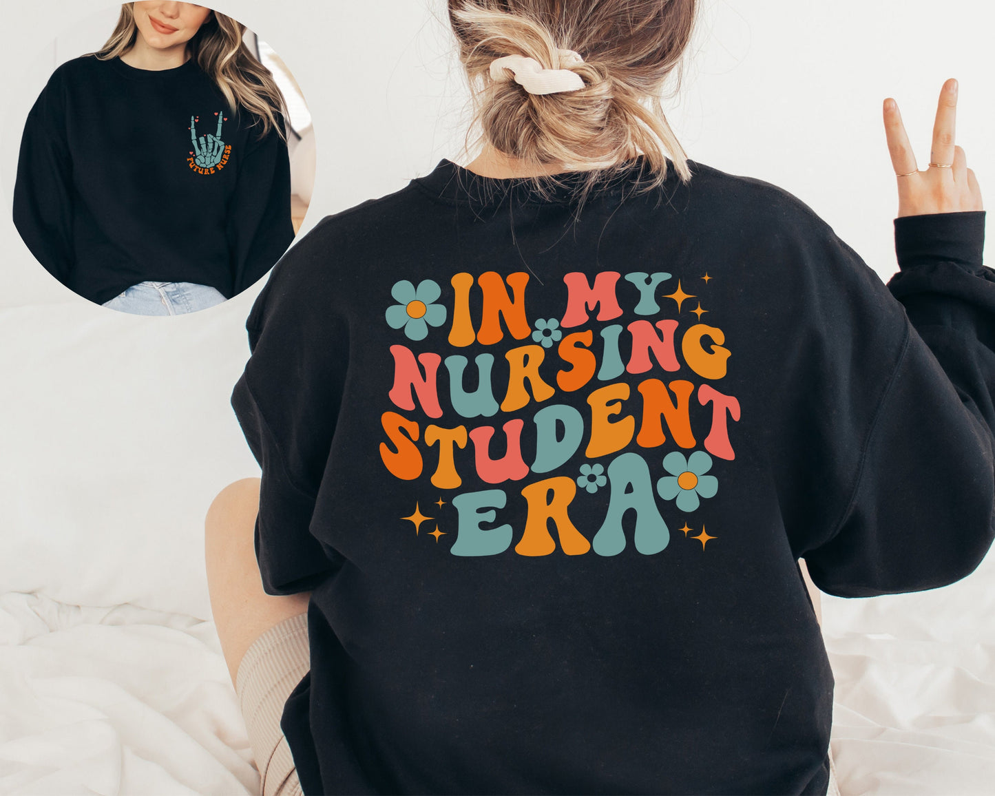In My Nursing Student Era Sweatshirt, Future Nurse Sweater, Nursing School, Future Nurse Gift Hoodie, Nurse in Progress, Nursing Student