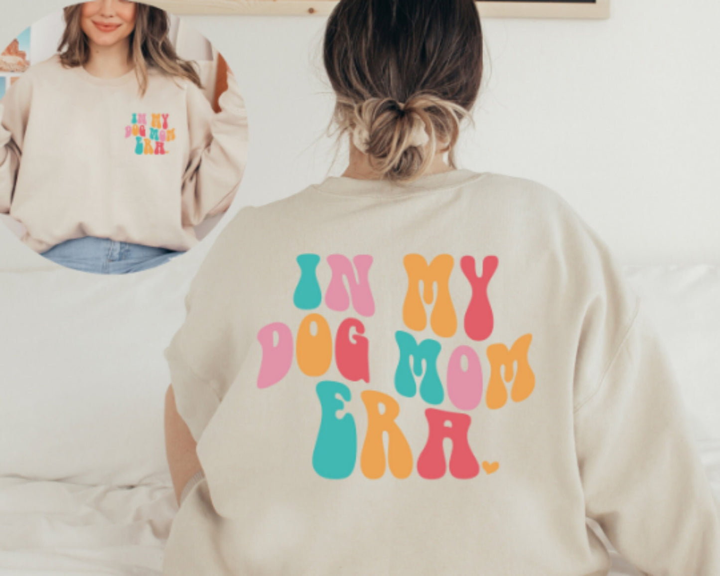 In My Dog Mom Era Sweatshirt, Dog Mom Era Hoodie, Dog Mom Sweater, Gift For Dog Mom, Dog Mom Gift for Her, Funny Mom, Mom birthday Gift