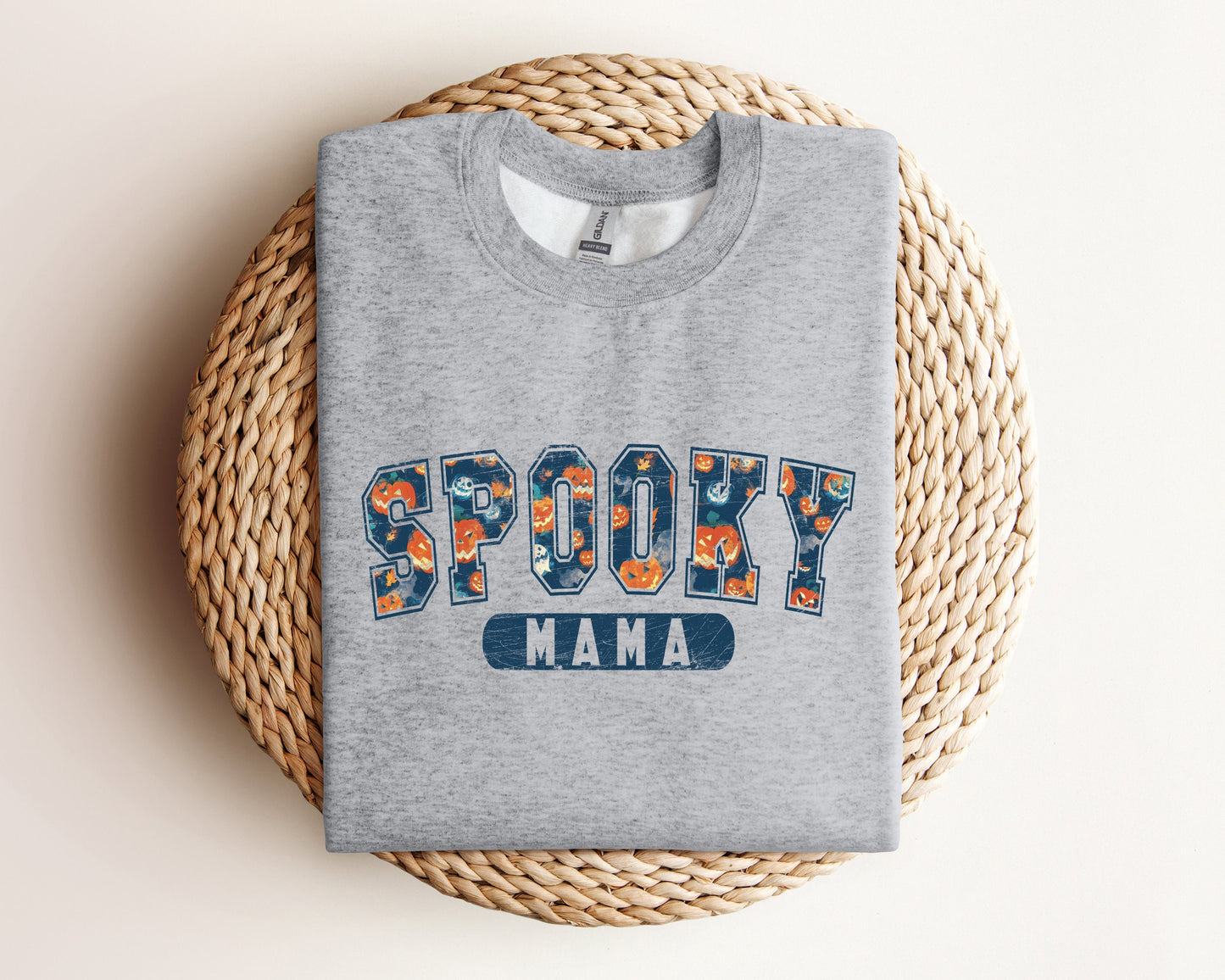 Spooky Mama Sweatshirt, Halloween Sweater For Mom, Halloween Hoodie, Spooky Halloween Sweater, Halloween Mama Shirt, Spooky Season Crewneck