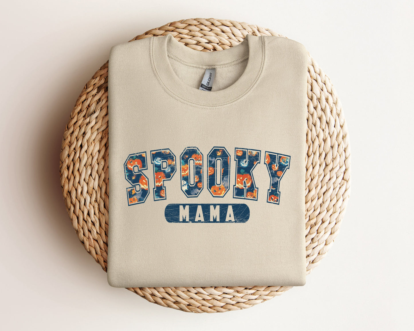 Spooky Mama Sweatshirt, Halloween Sweater For Mom, Halloween Hoodie, Spooky Halloween Sweater, Halloween Mama Shirt, Spooky Season Crewneck