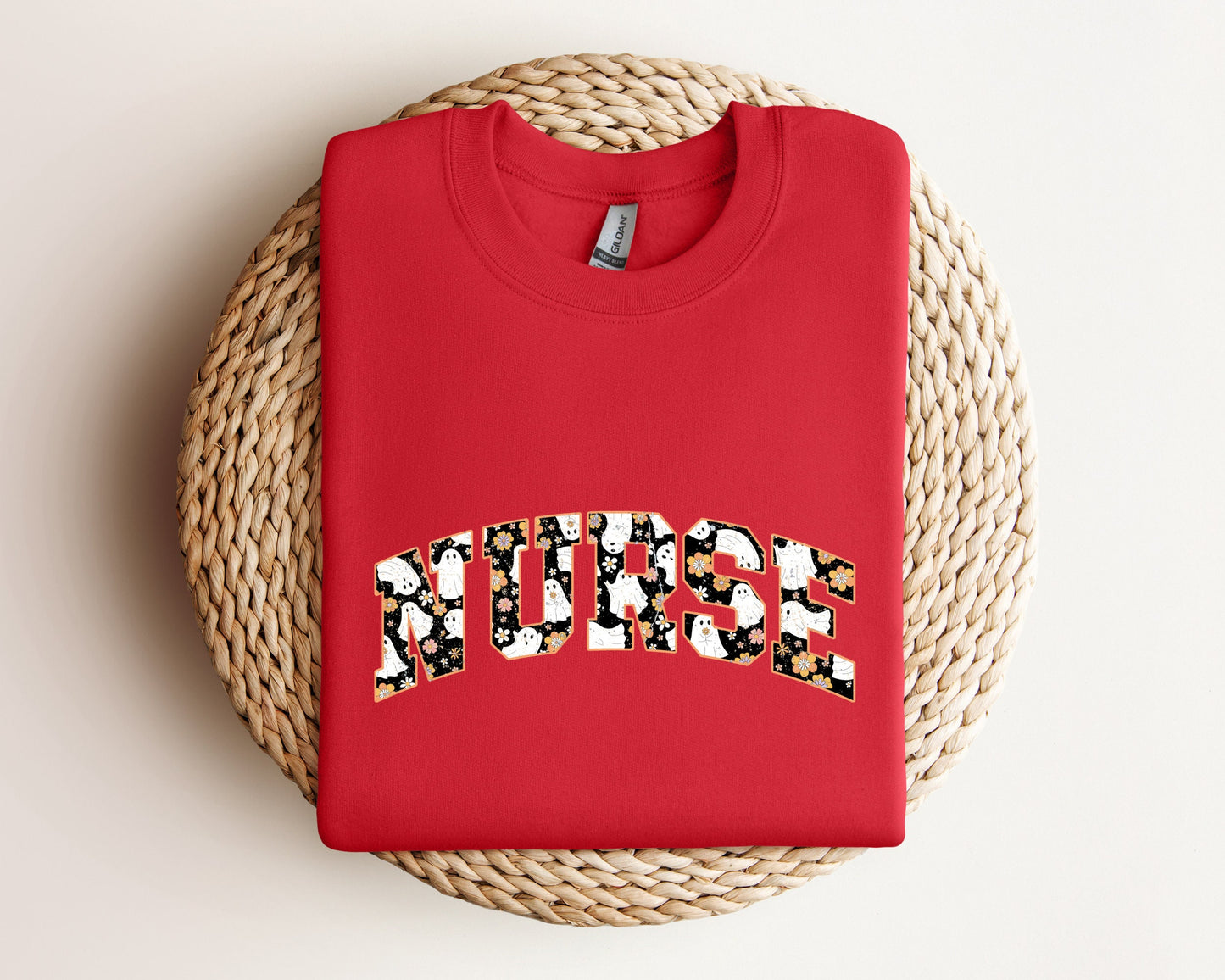Retro Halloween Nurse Sweatshirt, Nurse Halloween Sweater, Trendy Nurse Hoodie for Fall, Nurse Appreciation Gift Hoodie, Cute Nurse Crewneck