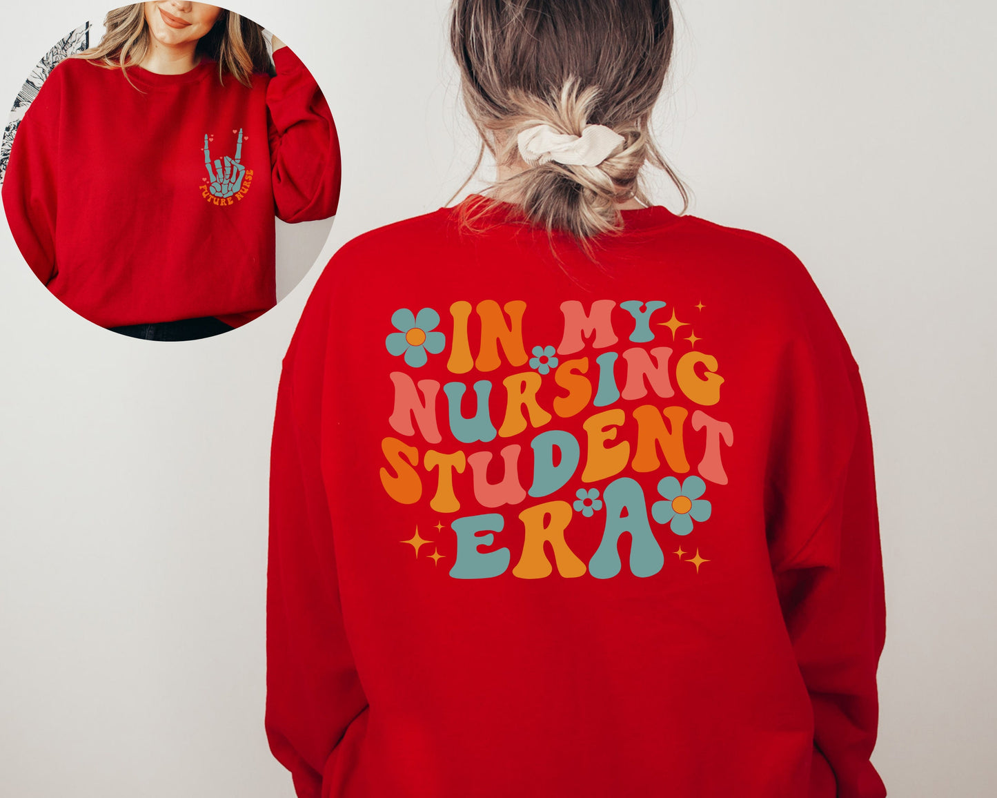 In My Nursing Student Era Sweatshirt, Future Nurse Sweater, Nursing School, Future Nurse Gift Hoodie, Nurse in Progress, Nursing Student