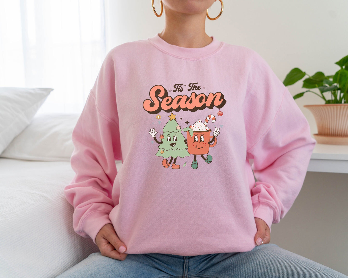 Tis the Season Christmas Sweatshirt, Christmas Sweatshirt, Tis The Season Sweatshirt, Funny Christmas Hoodie, Merry Christmas Sweatshirt