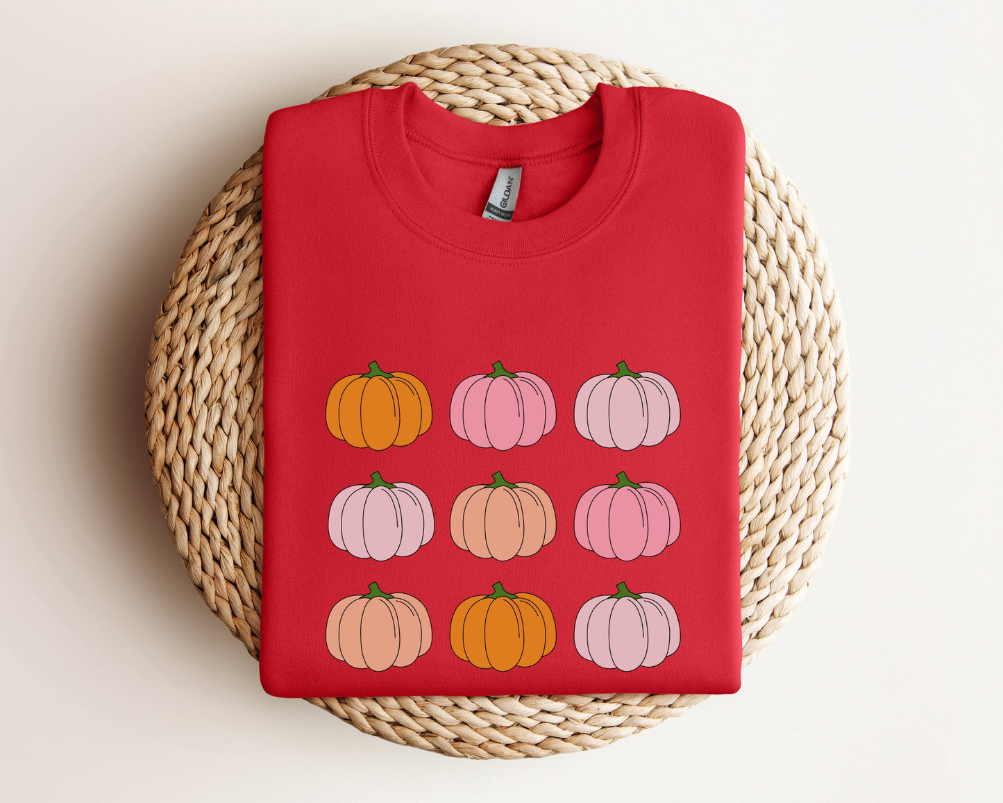 Pink Pumpkin Sweatshirt, Pumpkin Patch Hoodie, Halloween Sweatshirt, Fall Sweatshirt for Women, Retro Halloween Sweater, Pumpkin Sweatshirt