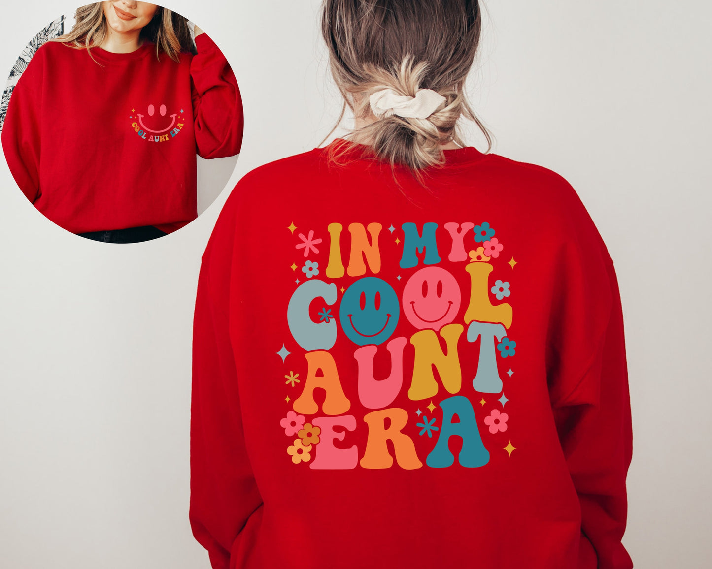In My Cool Aunt Era Sweatshirt, Aunt Hoodie, In My Aunt Sweater, Retro Aunt Sweatshirt, Gift For Aunt Sweatshirt, Funny Aunt Sweater, Auntie