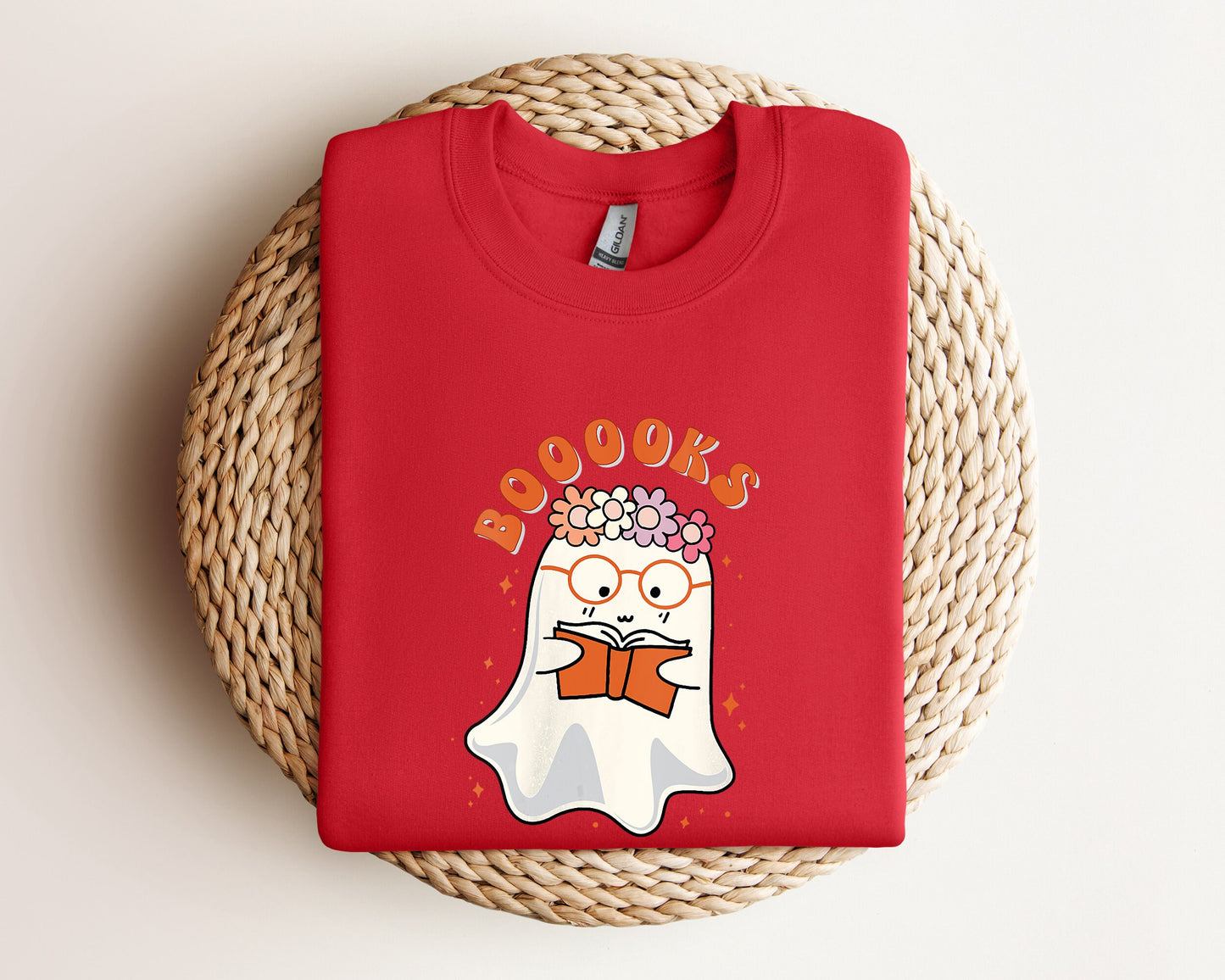 Ghost Books Sweatshirt, Booooks Sweatshirt, Halloween Teacher Hoodie, Halloween Reading Sweater, Librarian Sweater, Bookworm Crewneck