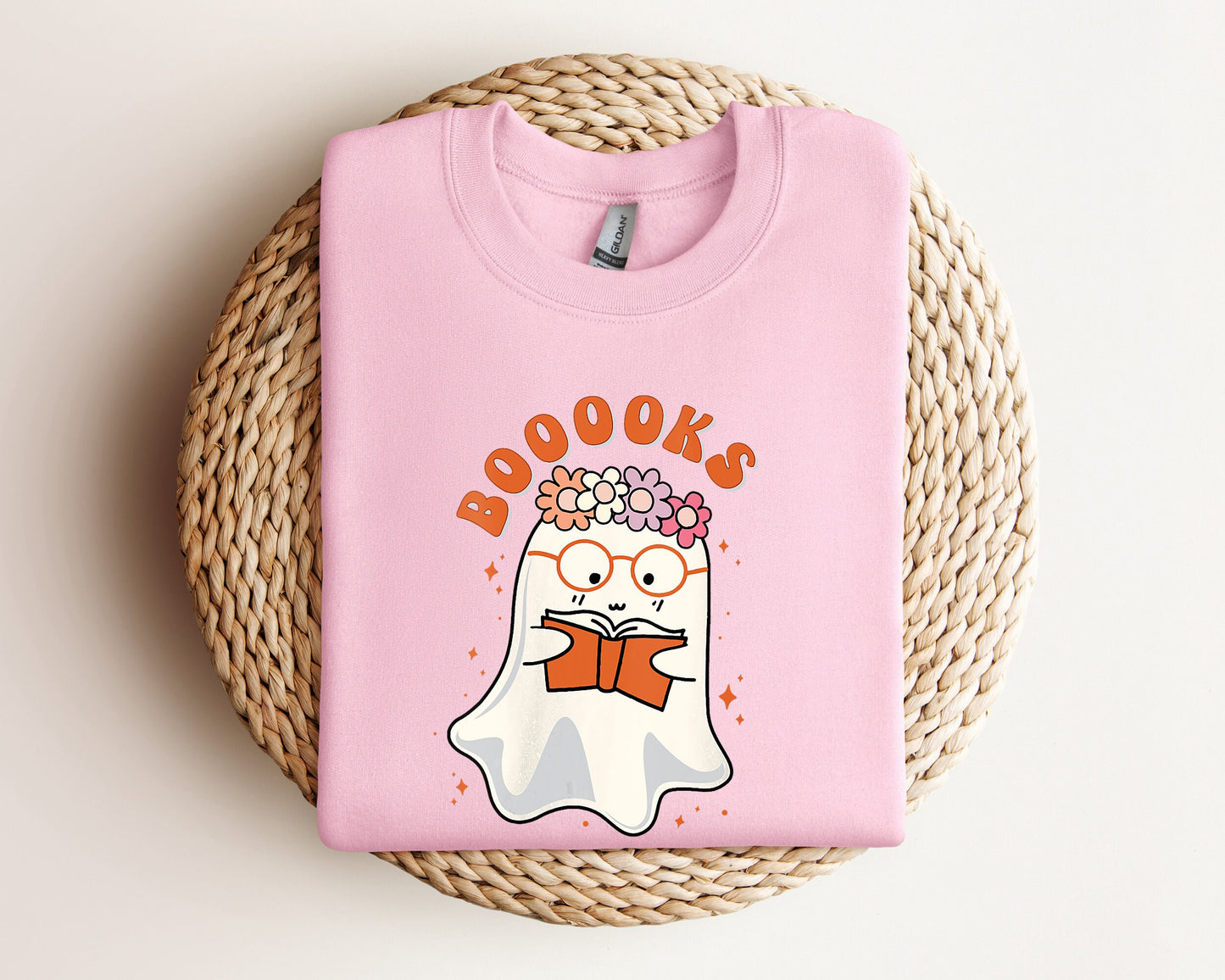 Ghost Books Sweatshirt, Booooks Sweatshirt, Halloween Teacher Hoodie, Halloween Reading Sweater, Librarian Sweater, Bookworm Crewneck