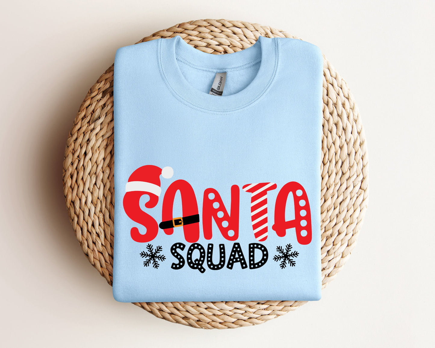 Santa Squad Sweatshirt, Christmas Squad Sweater, Christmas Hoodie, Christmas Gift, Family Christmas, Family Matching Christmas Crewneck