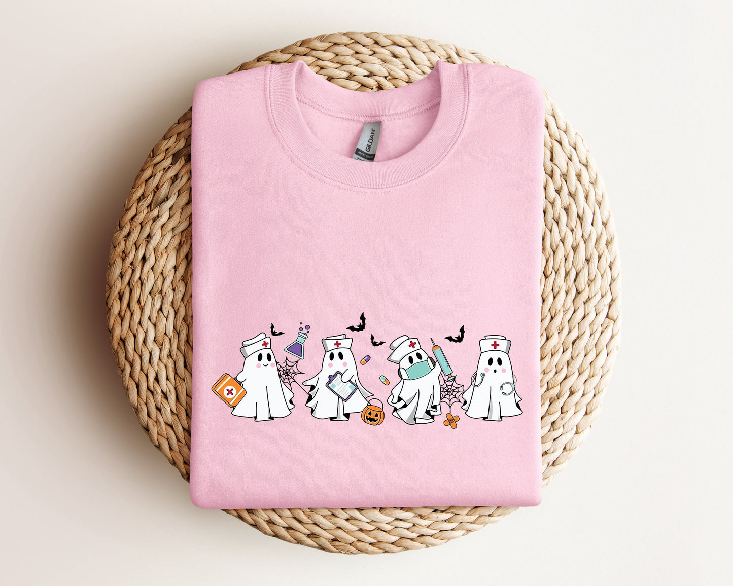 Nurse Halloween Sweatshirt, Nurse Sweater, Halloween Nursing Sweatshirt, Nursing Student Hoodie, Nurse Crewneck Sweater, Er Nurse Hoodie