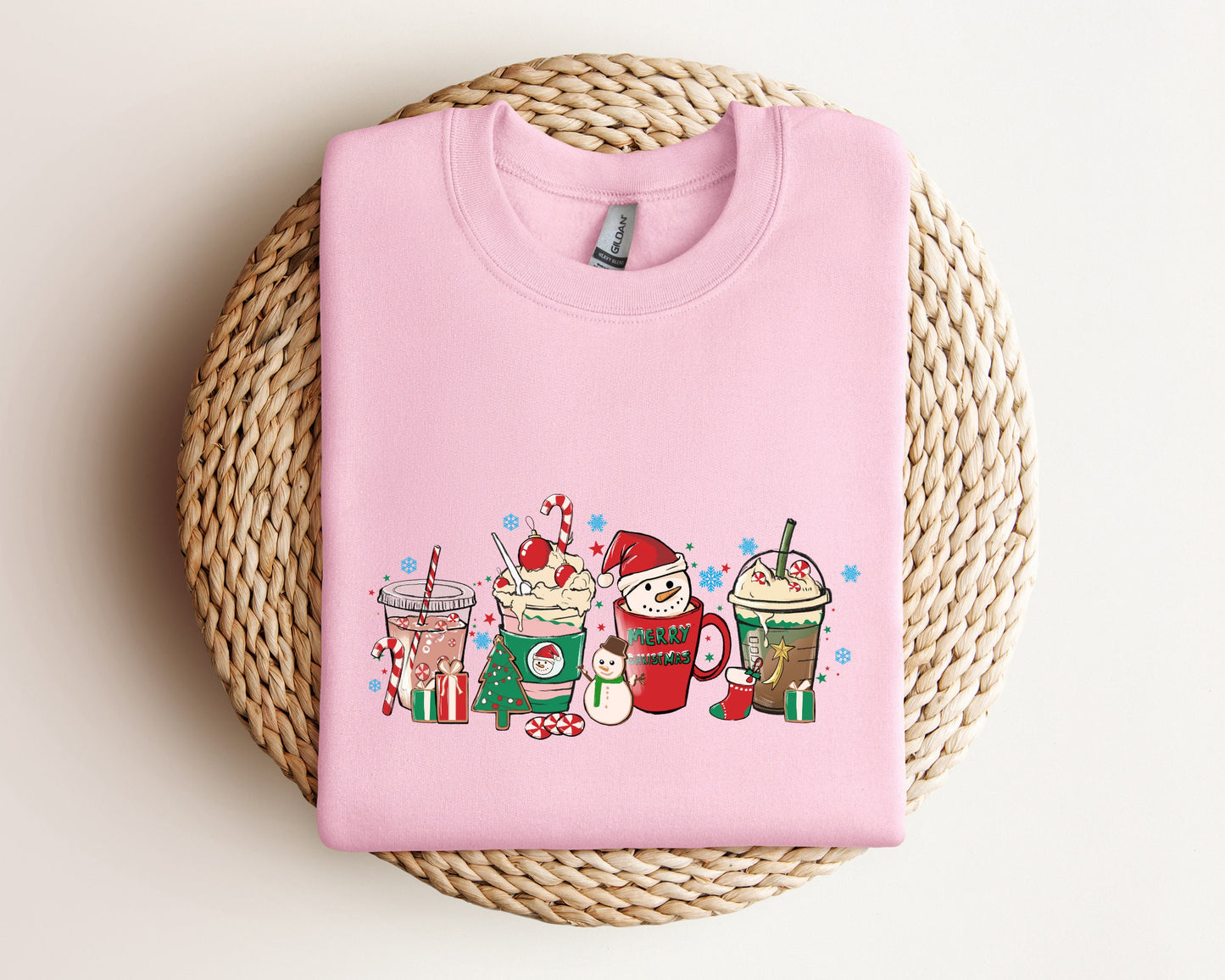 Christmas Coffee Sweatshirt, Christmas Sweatshirt, Coffee Lover Sweater, Christmas Gift, Coffee Lover Gift, Santa Sweater, Merry And Bright