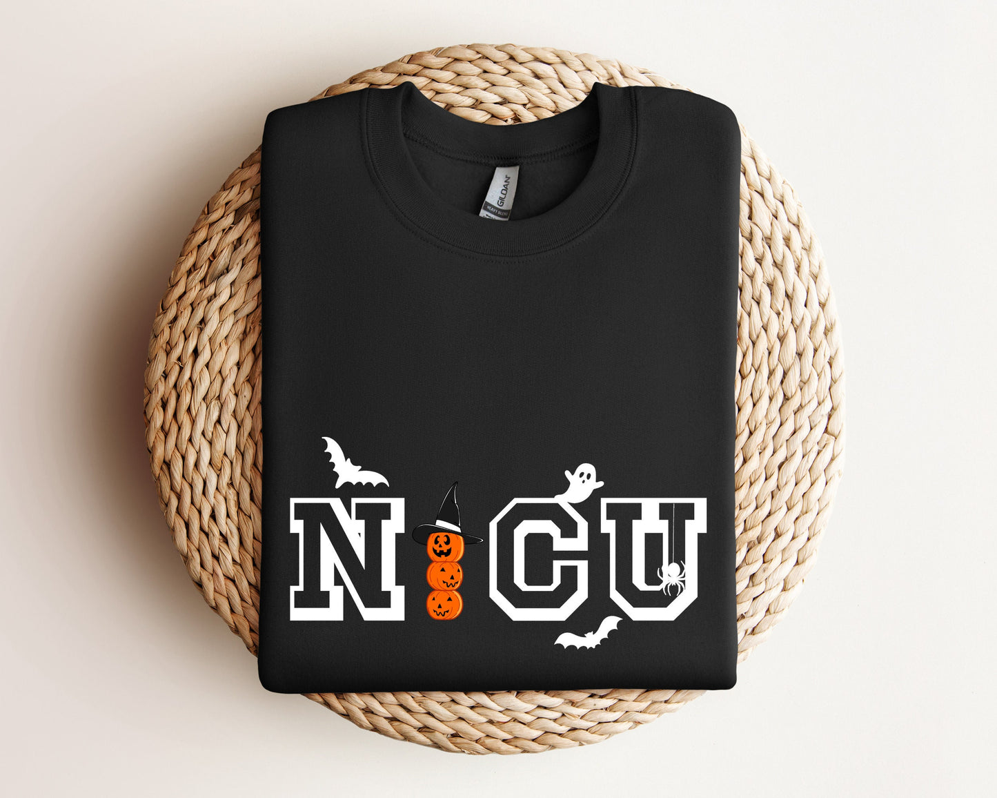 NICU Nurse Halloween Sweatshirt, Neonatal Intensive Care Unit Nurse Hoodie, Halloween Hospital Party Hoodie, Spooky Fall Nurse Crewneck
