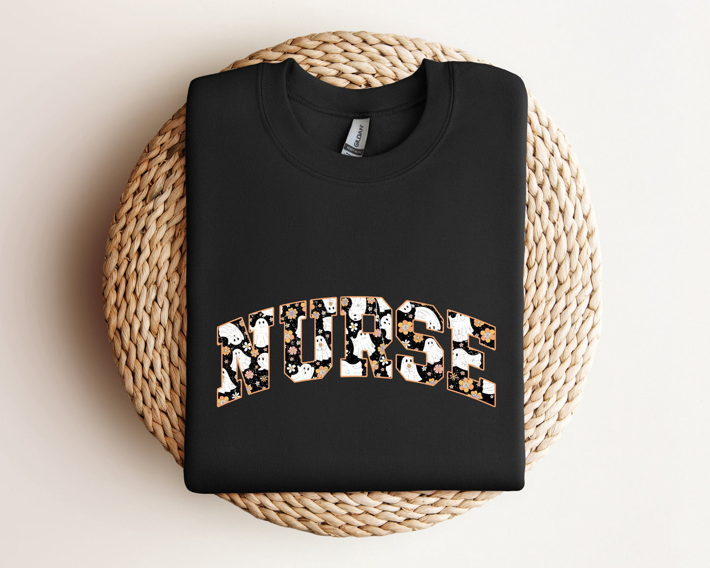 Retro Halloween Nurse Sweatshirt, Nurse Halloween Sweater, Trendy Nurse Hoodie for Fall, Nurse Appreciation Gift Hoodie, Cute Nurse Crewneck